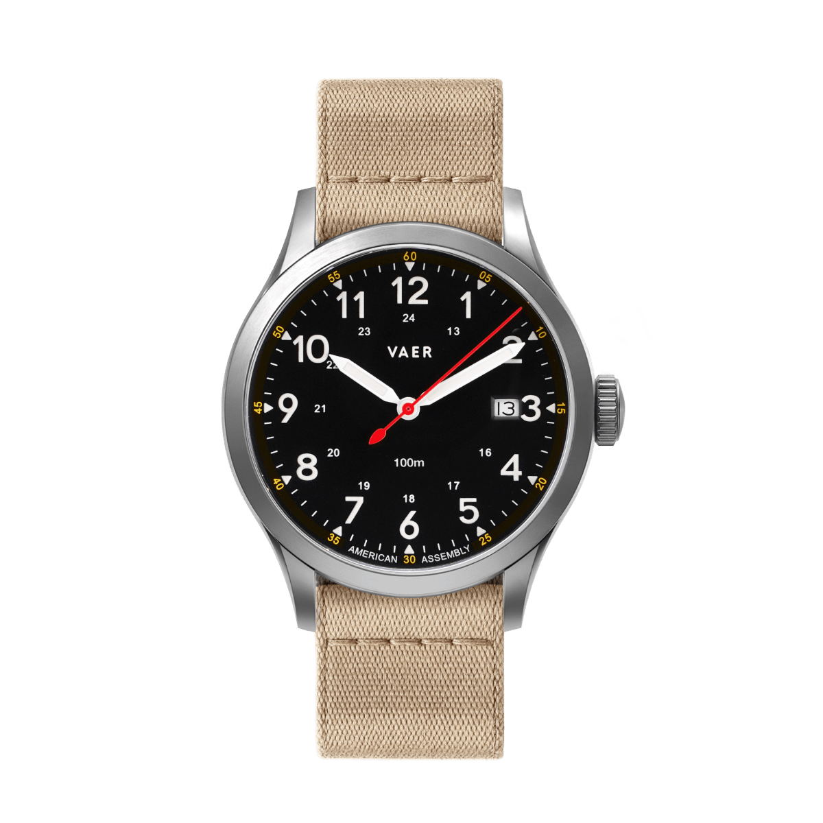 C5 Field Black Solar - 40mm USA