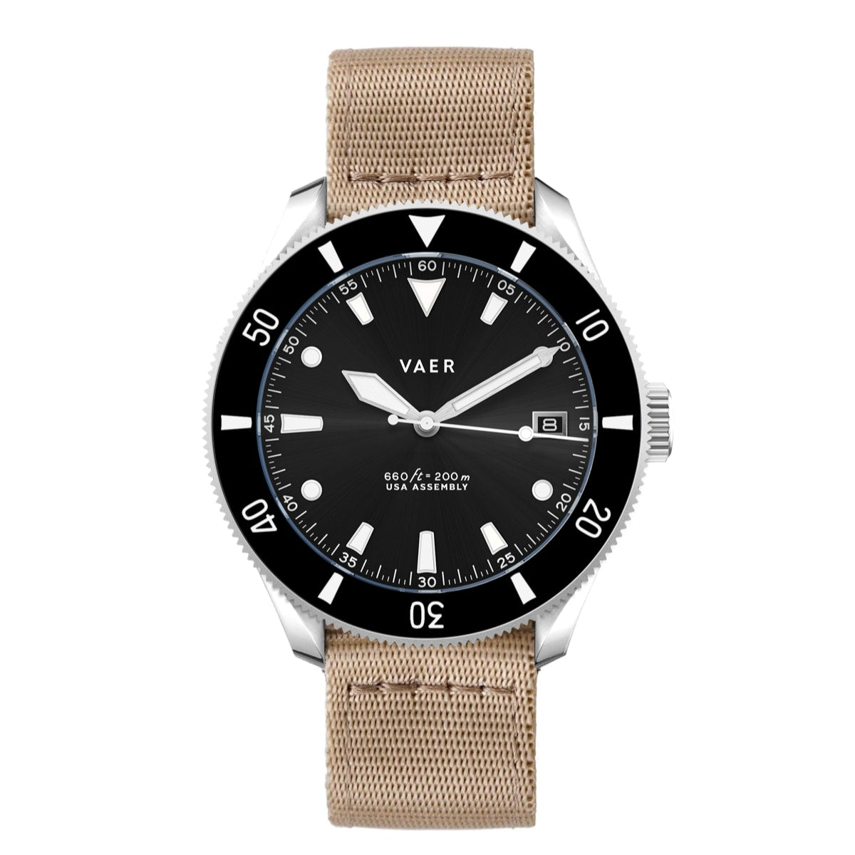 D4 Meridian - Black USA Solar 42mm