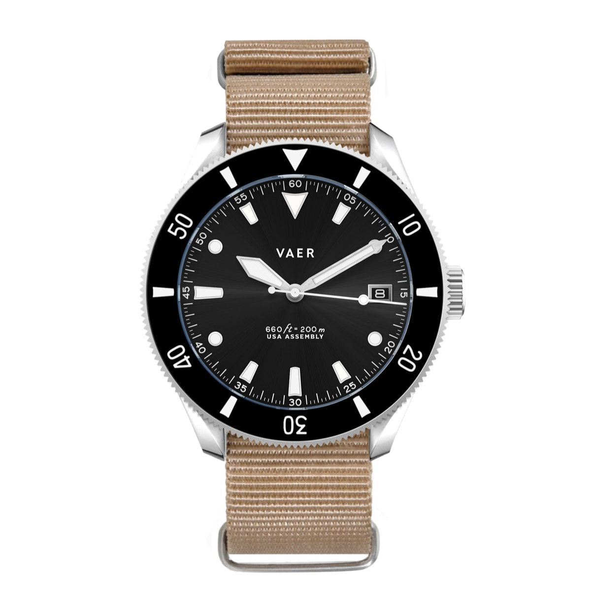 D4 Meridian - Black USA Solar 42mm