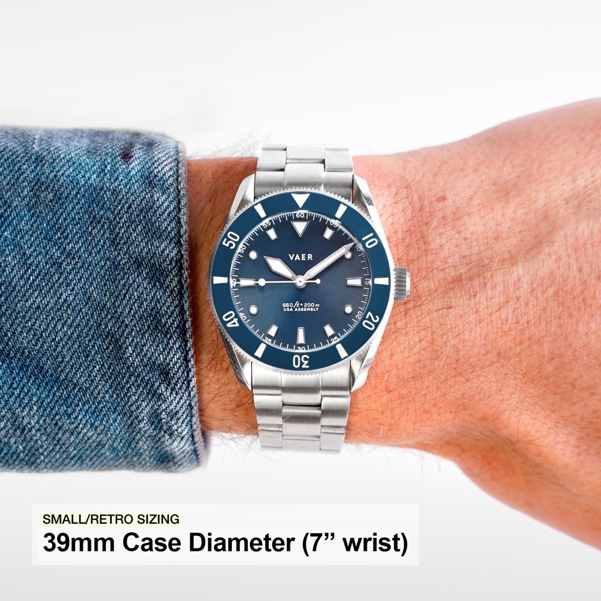 D4 Meridian - Navy Matte USA Solar 39mm