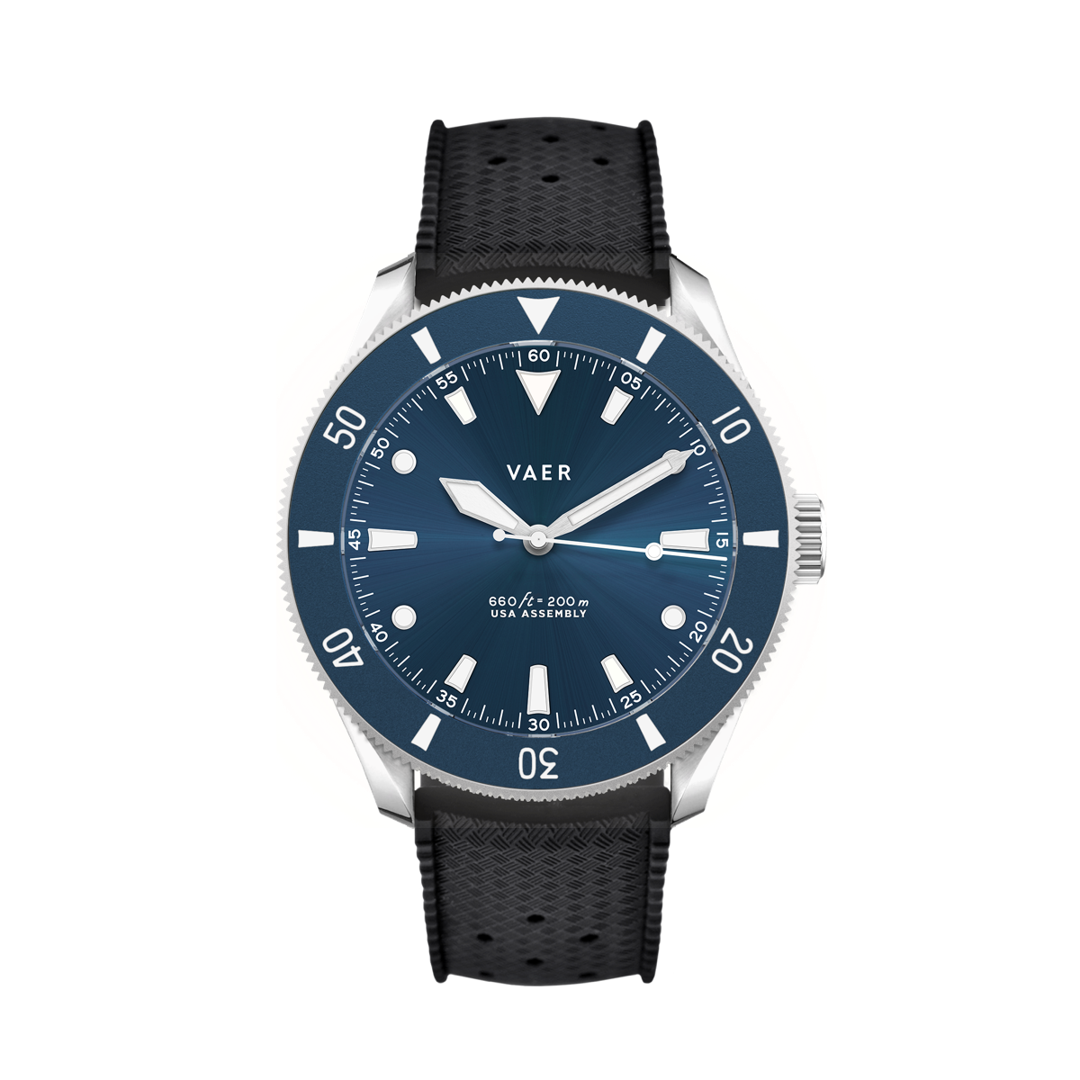 D4 Meridian Navy Matte Solar - 39mm USA