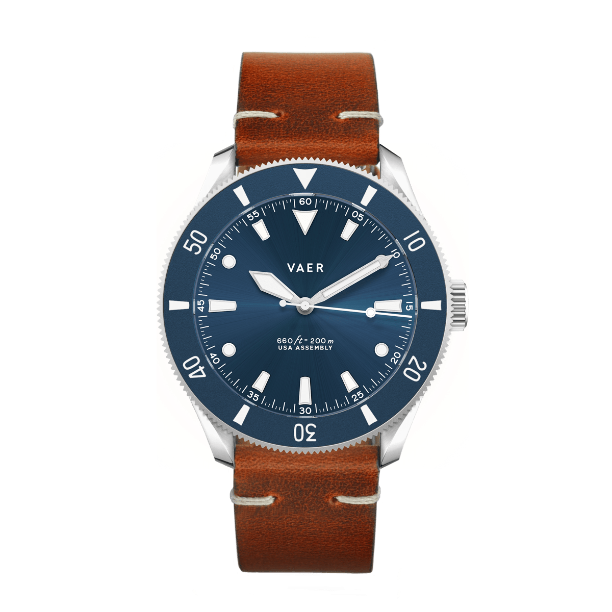 D4 Meridian Navy Matte Solar - 39mm USA