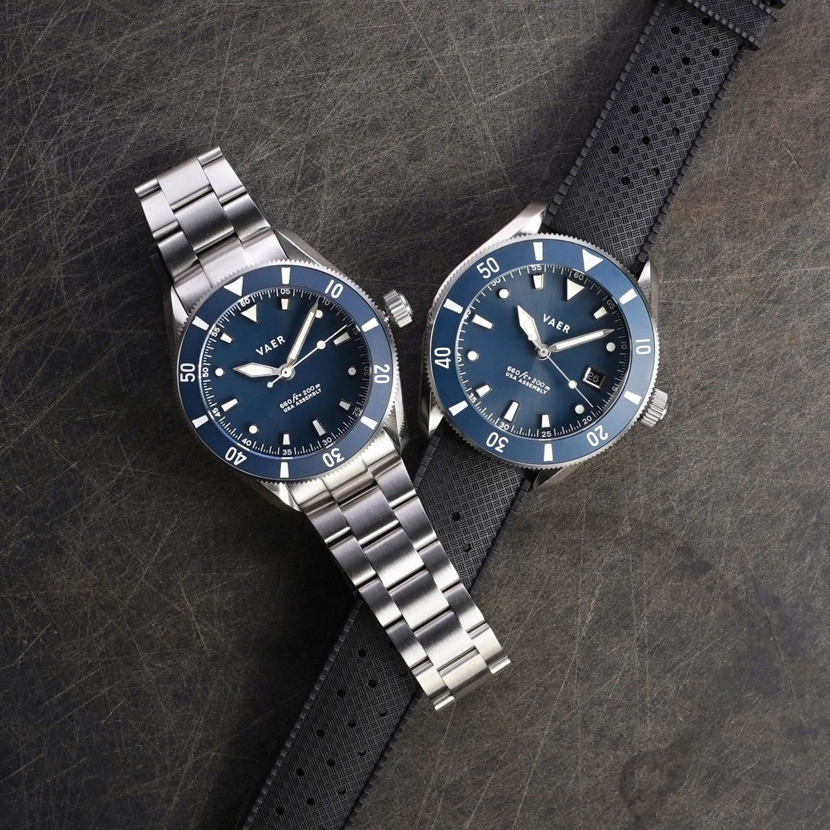 D4 Meridian Navy - Matte USA Solar 42mm