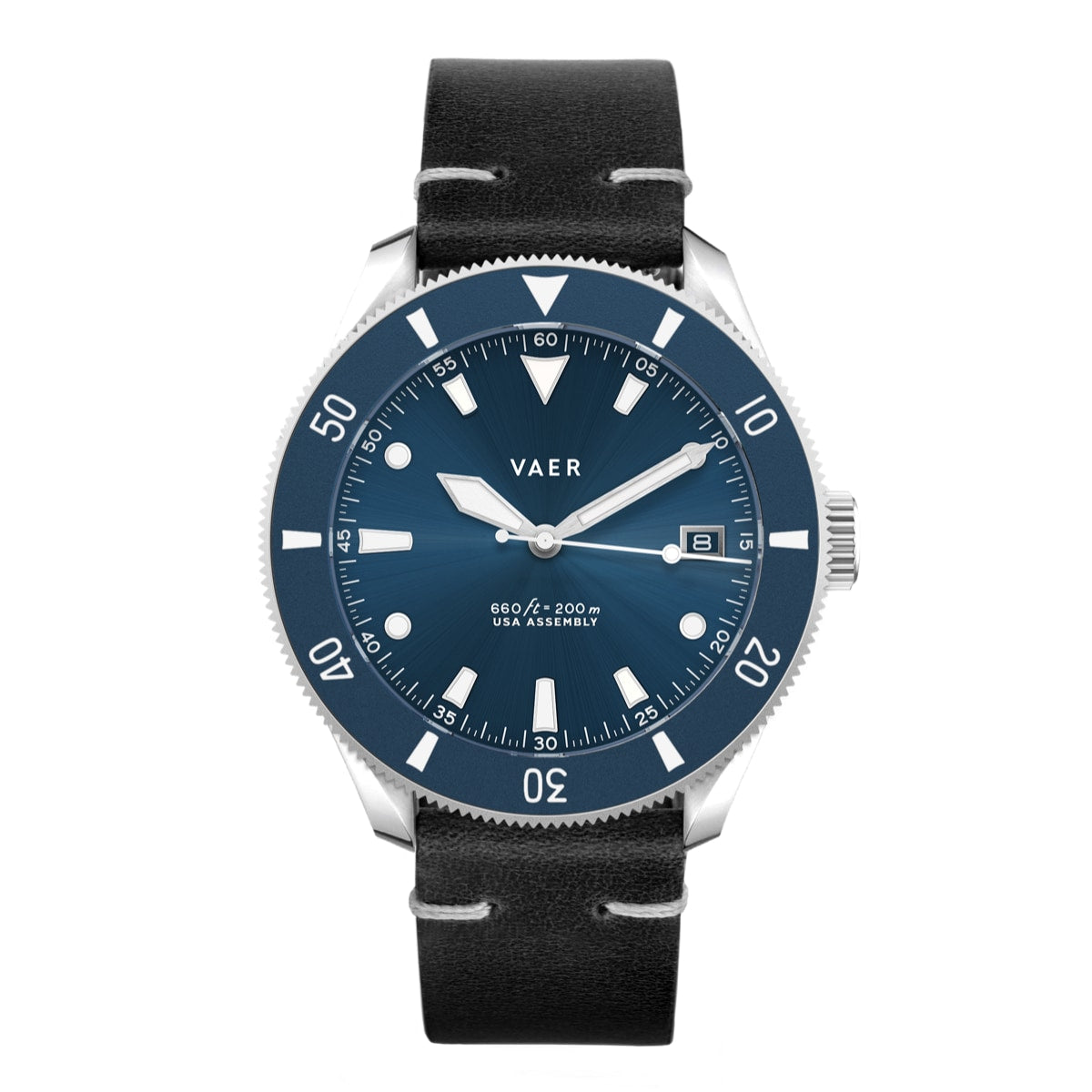 D4 Meridian Navy - Matte USA Solar 42mm