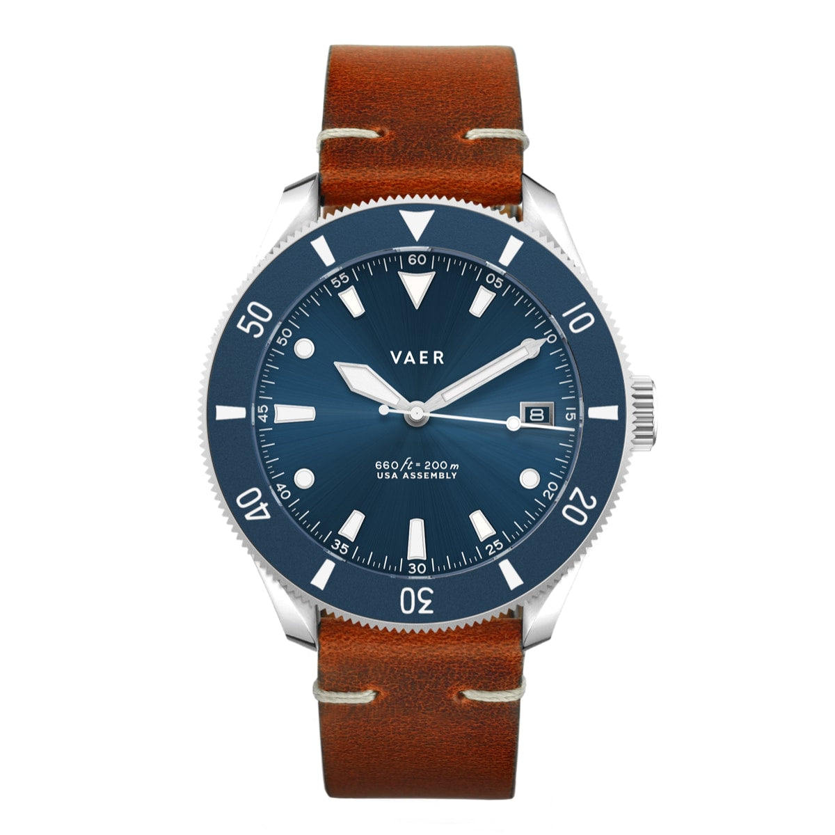 D4 Meridian Navy - Matte USA Solar 42mm