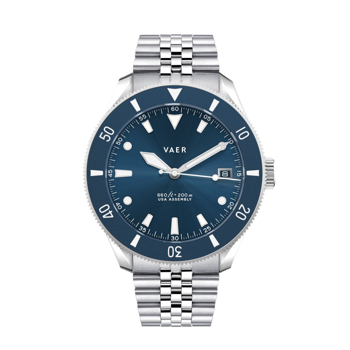 D4 Meridian Navy - Matte USA Solar 42mm