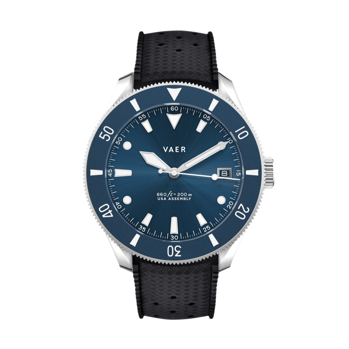 D4 Meridian Navy - Matte USA Solar 42mm