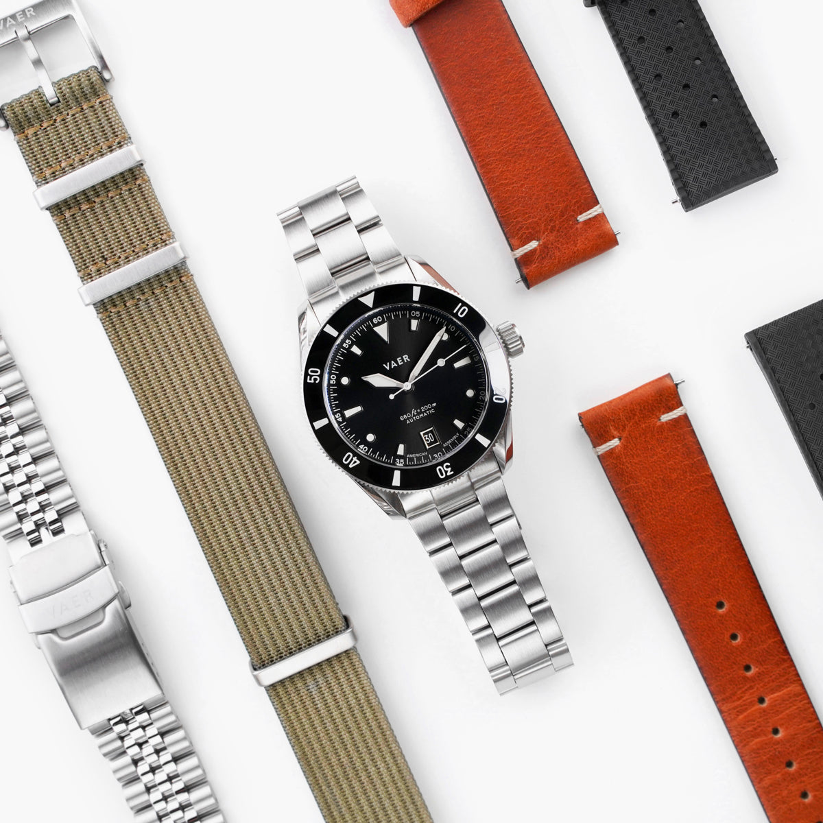 D5 Meridian Black - USA Auto 39mm