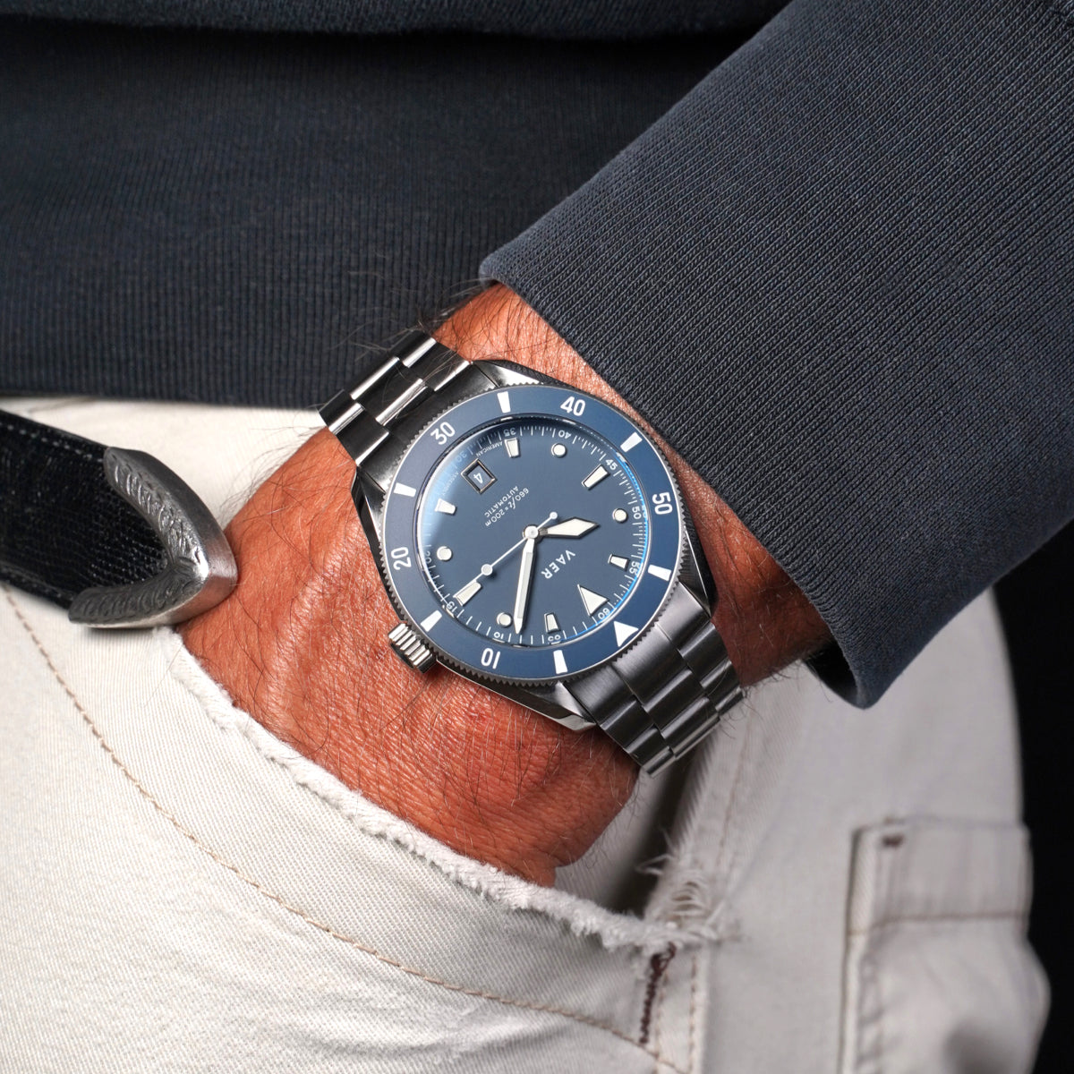 D5 Meridian Navy - USA Auto 39mm