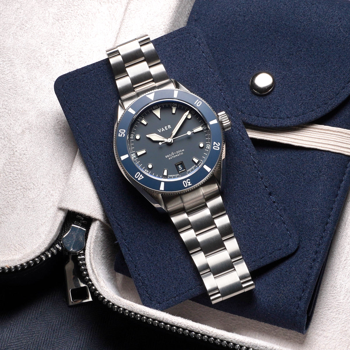 D5 Meridian Navy - USA Auto 39mm