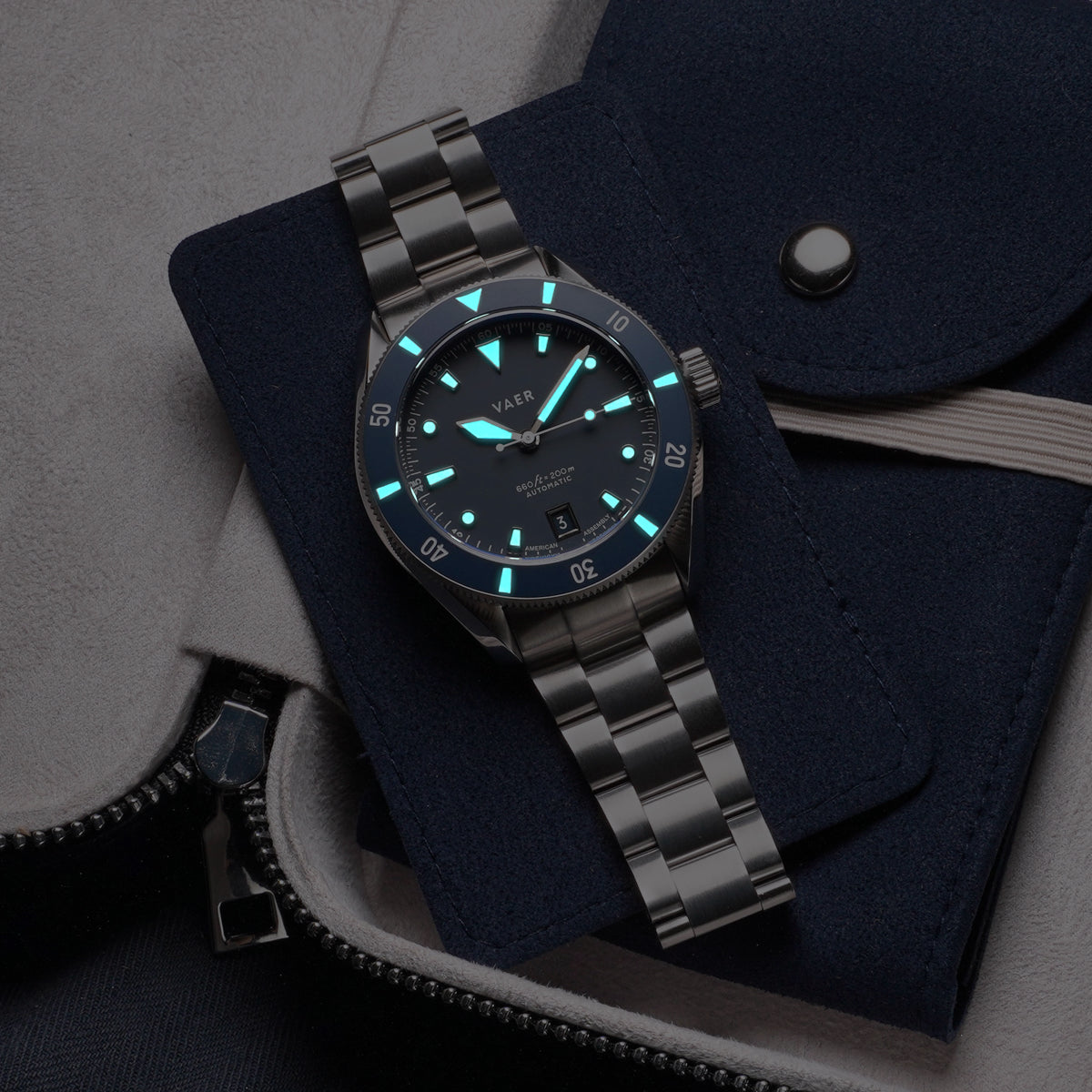 D5 Meridian Navy - USA Auto 39mm