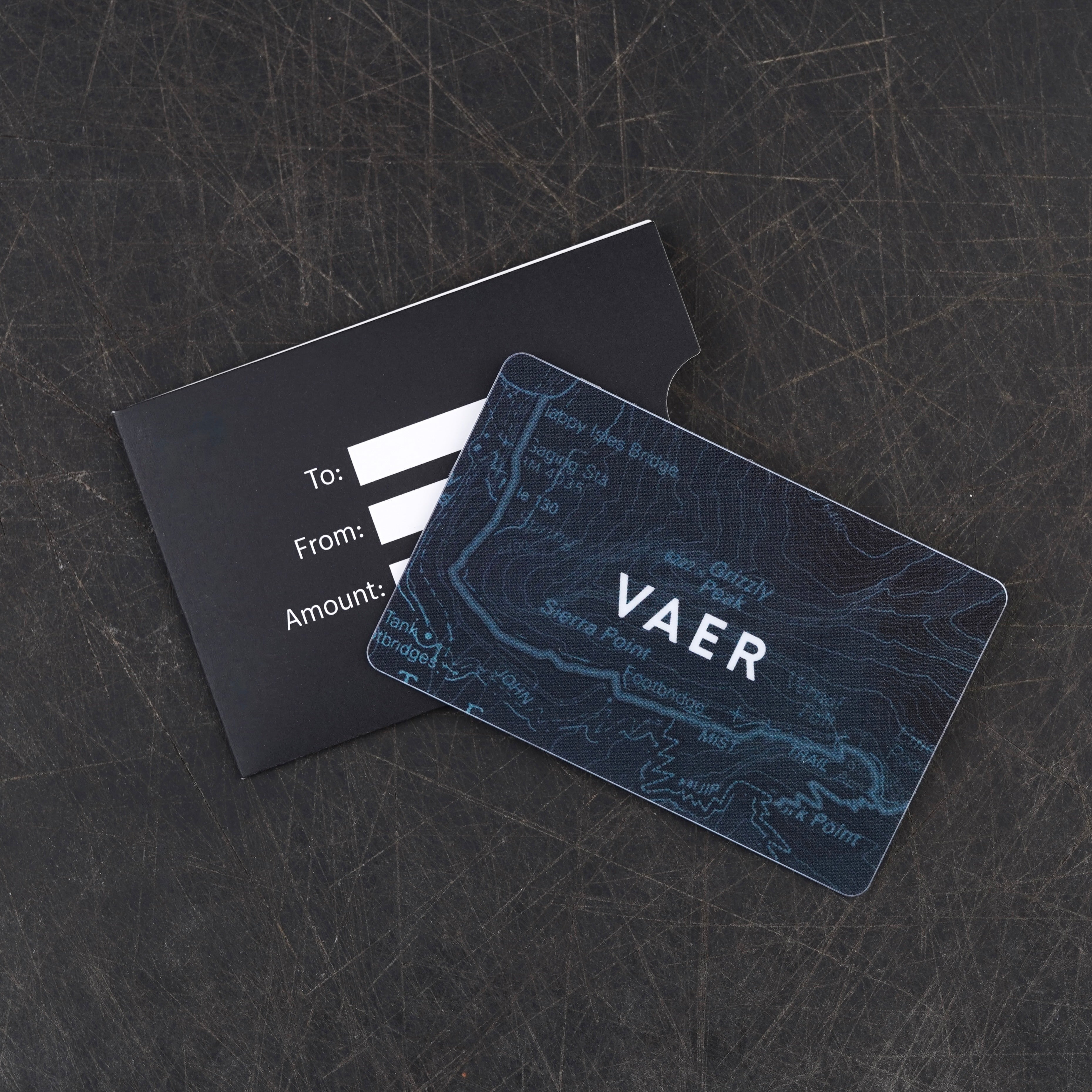 Vaer Physical Gift Card