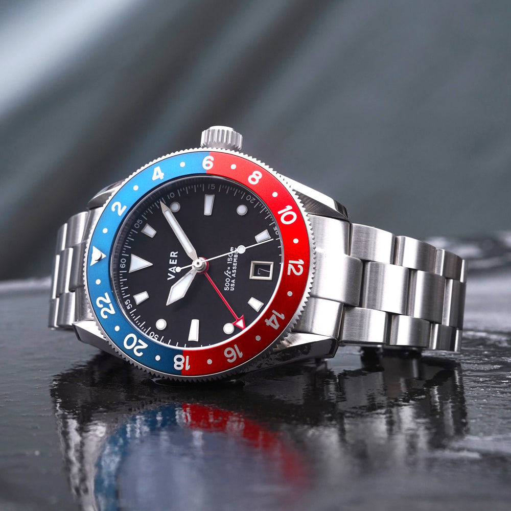 G2 Meridian Navy/Red - 39mm USA GMT