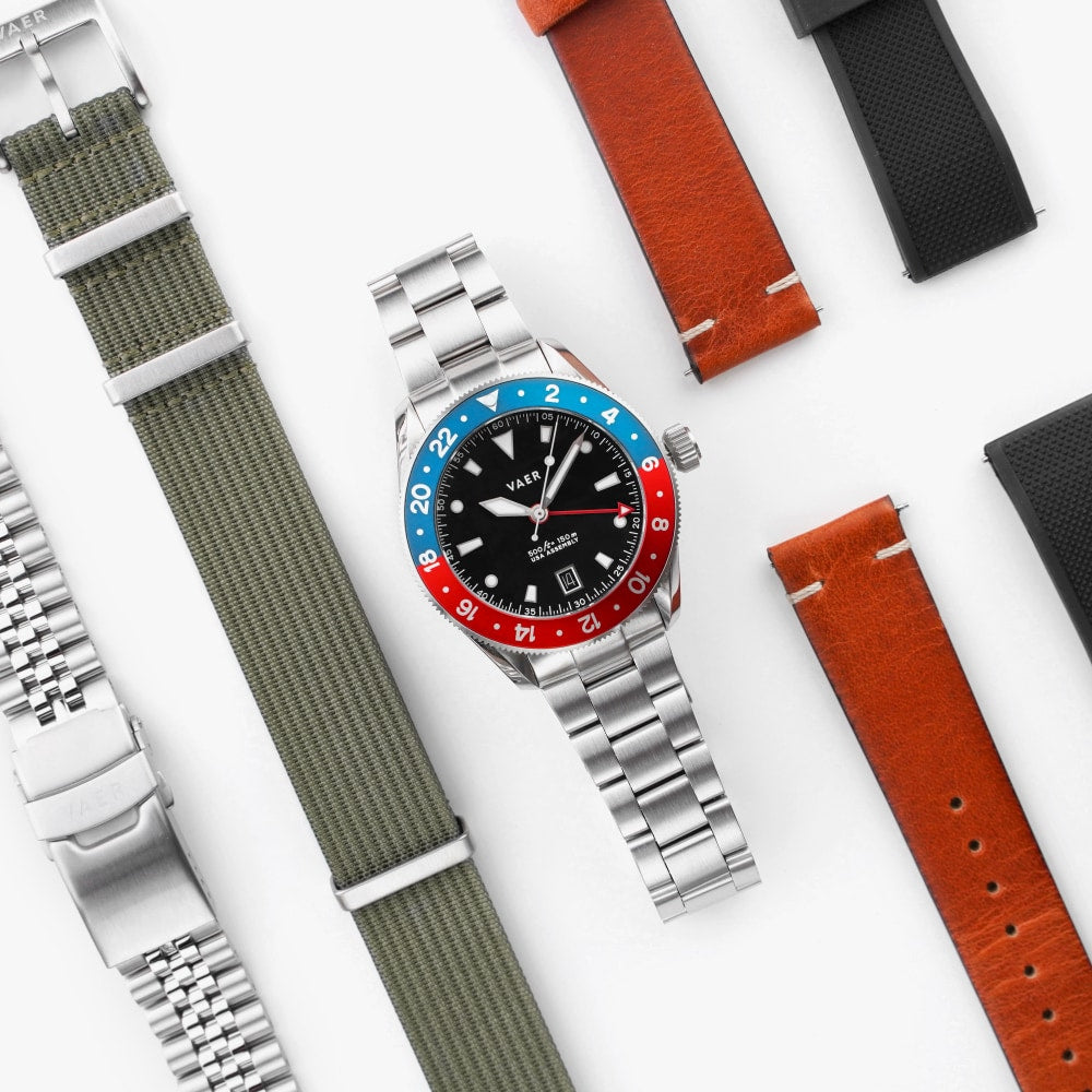 G2 Meridian Navy/Red - 39mm USA GMT
