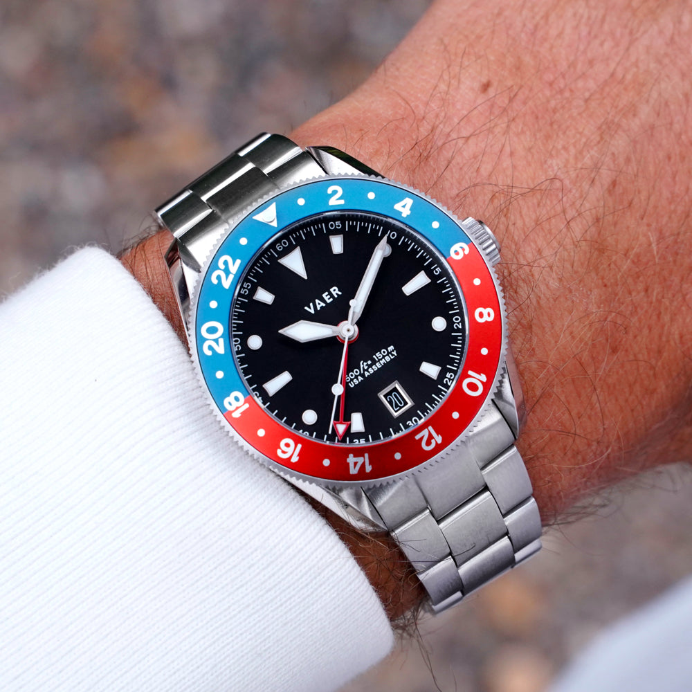 G2 Meridian Navy/Red - 39mm USA GMT