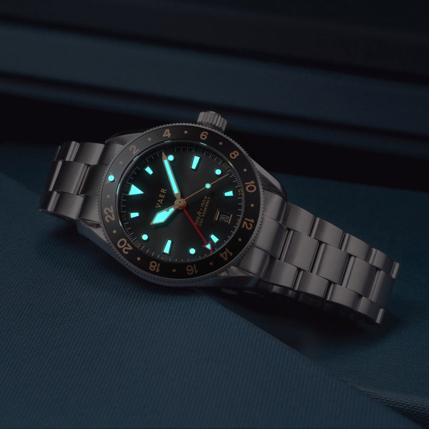 G2 Meridian Gilt - 39mm USA GMT
