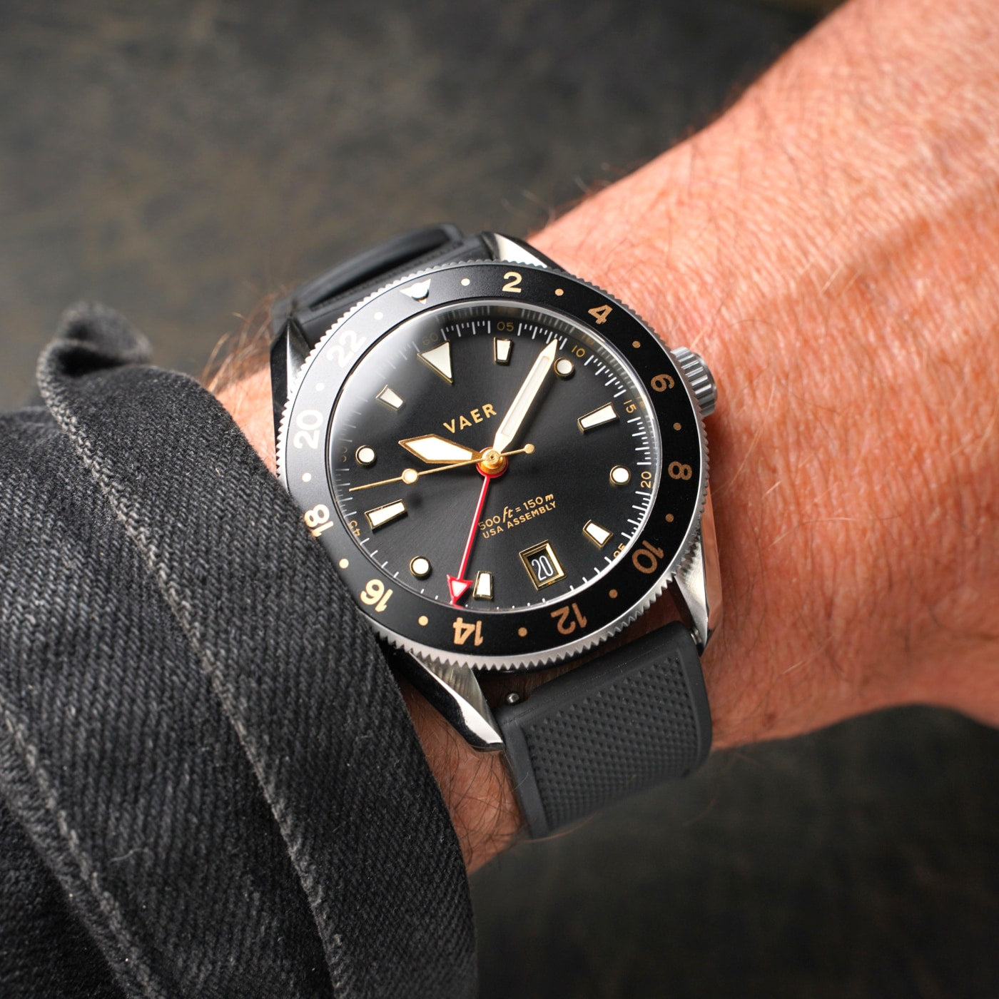 G2 Meridian Gilt - 39mm USA GMT