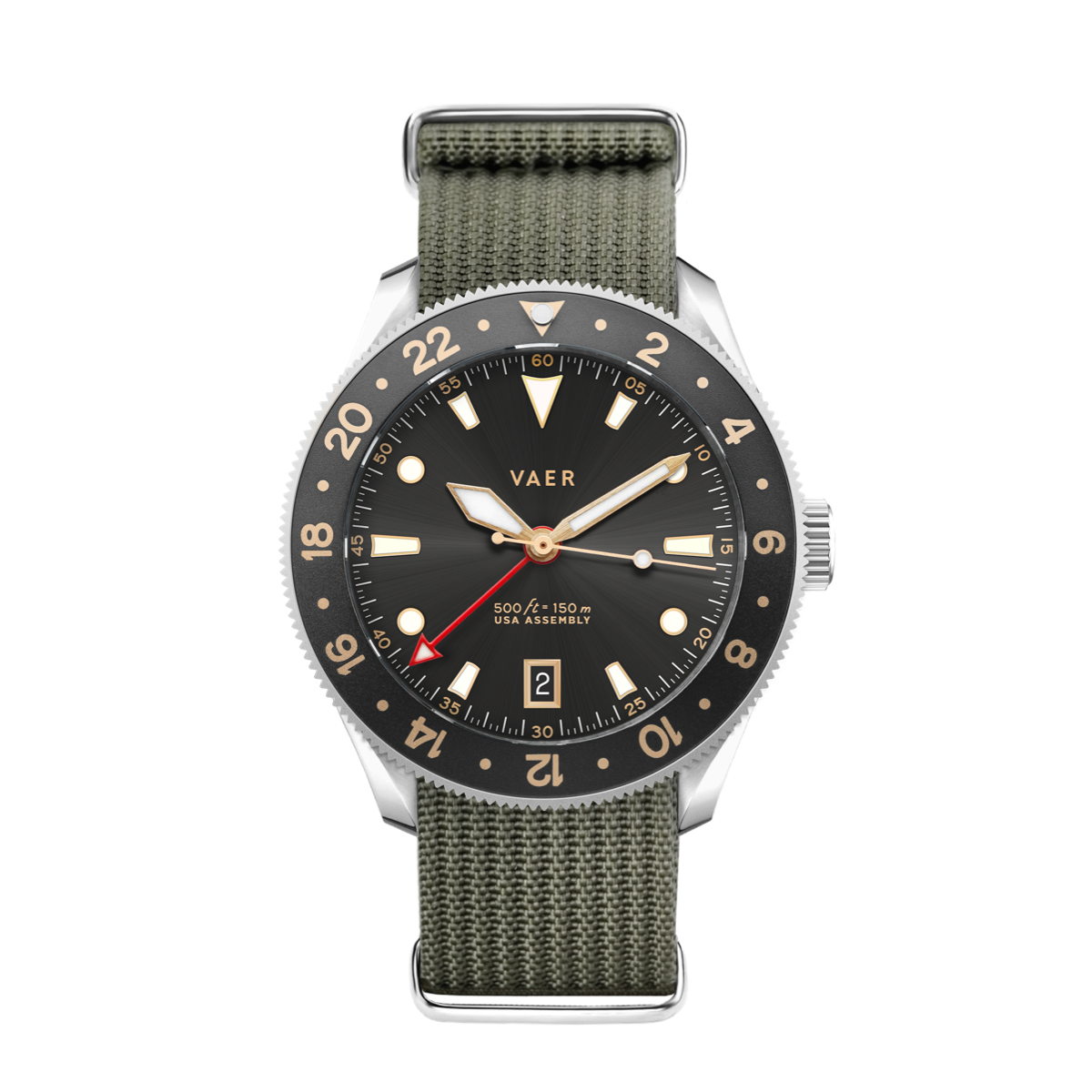 G2 Meridian Gilt - 39mm USA GMT