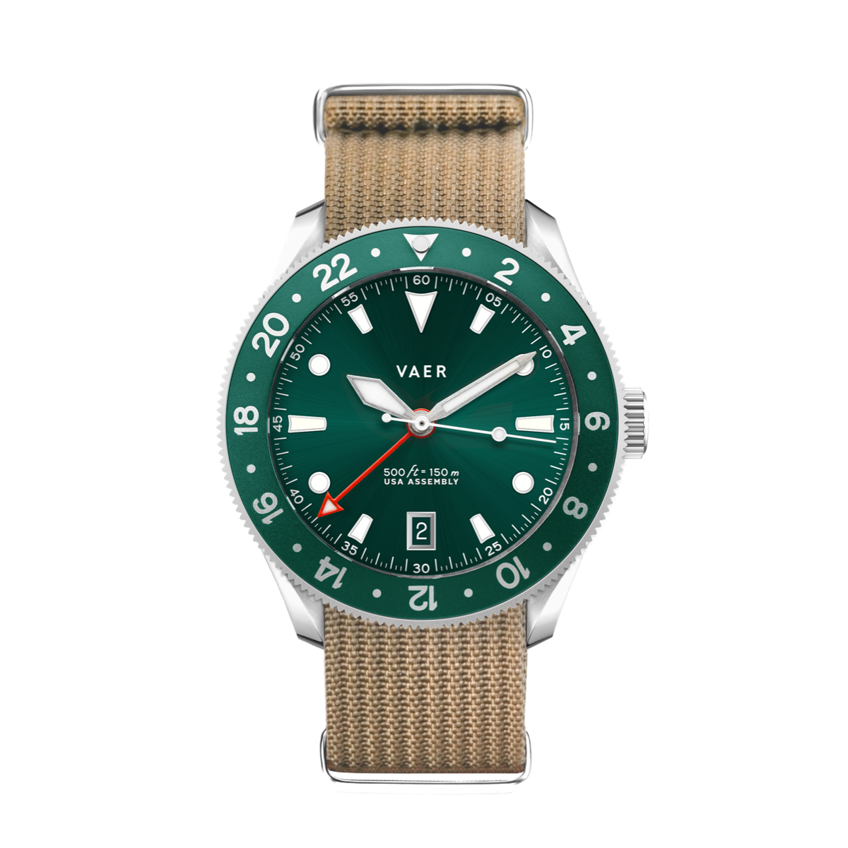 G2 Meridian Green - 39mm USA GMT