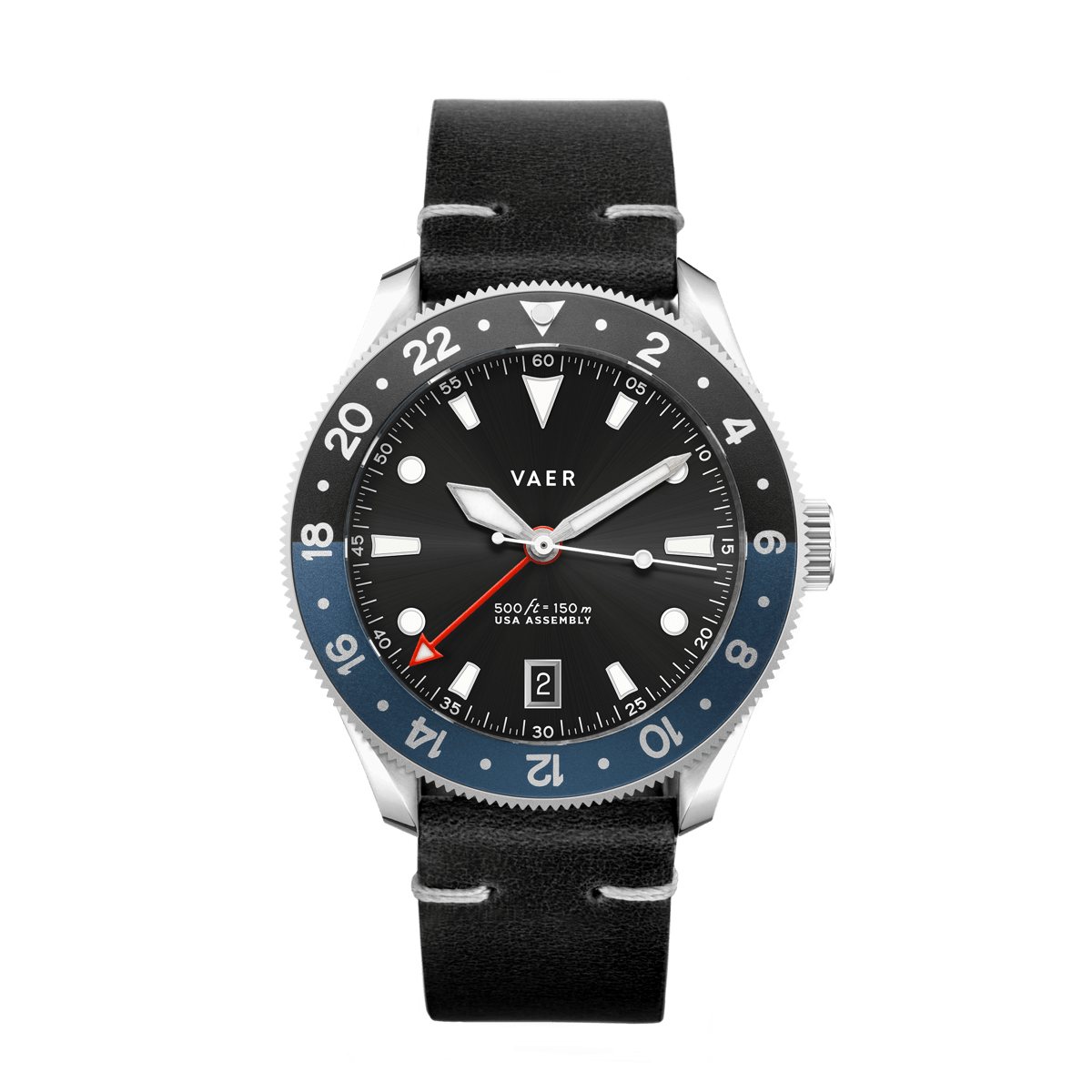 G2 Meridian Navy/Black - 39mm USA GMT