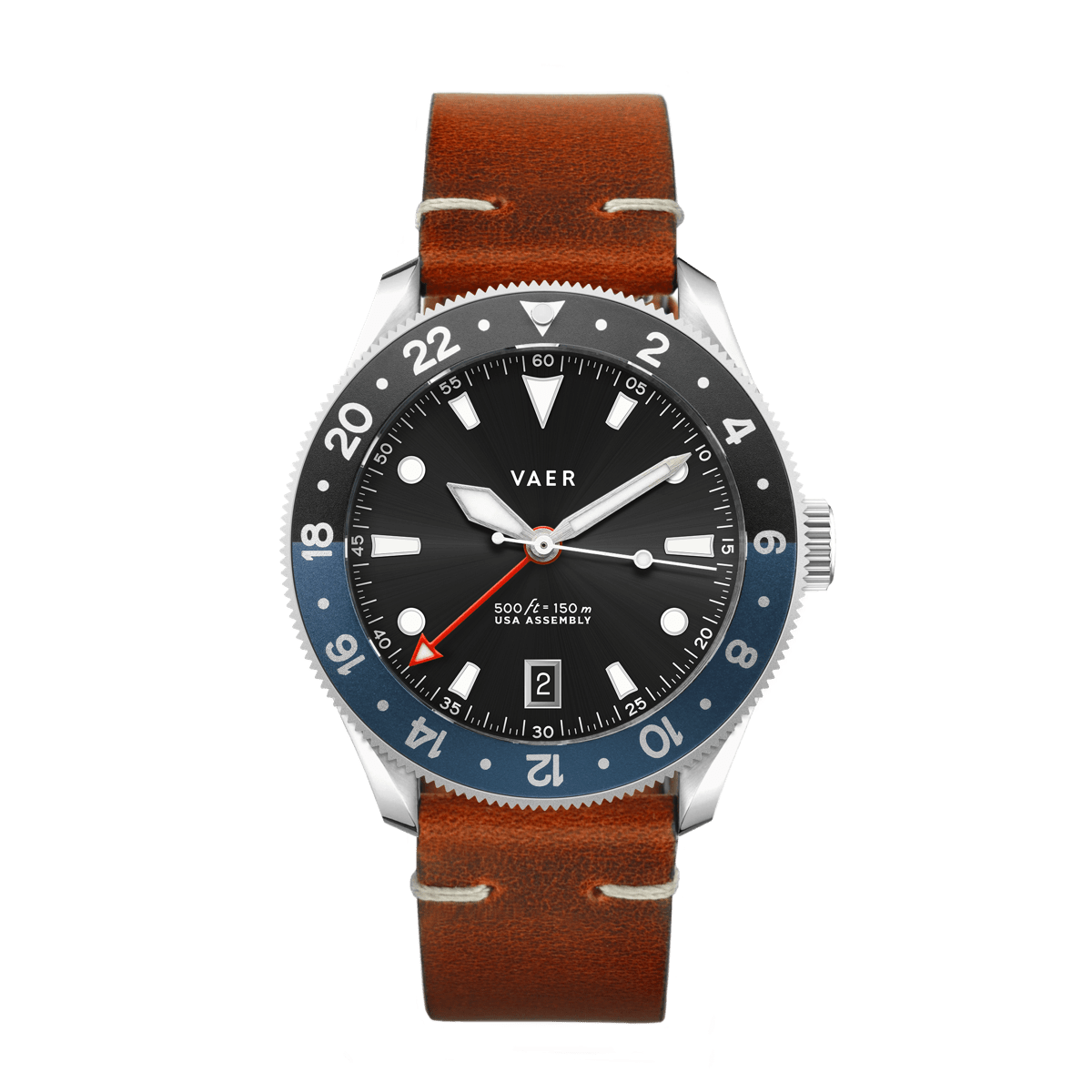 G2 Meridian Navy/Black - 39mm USA GMT