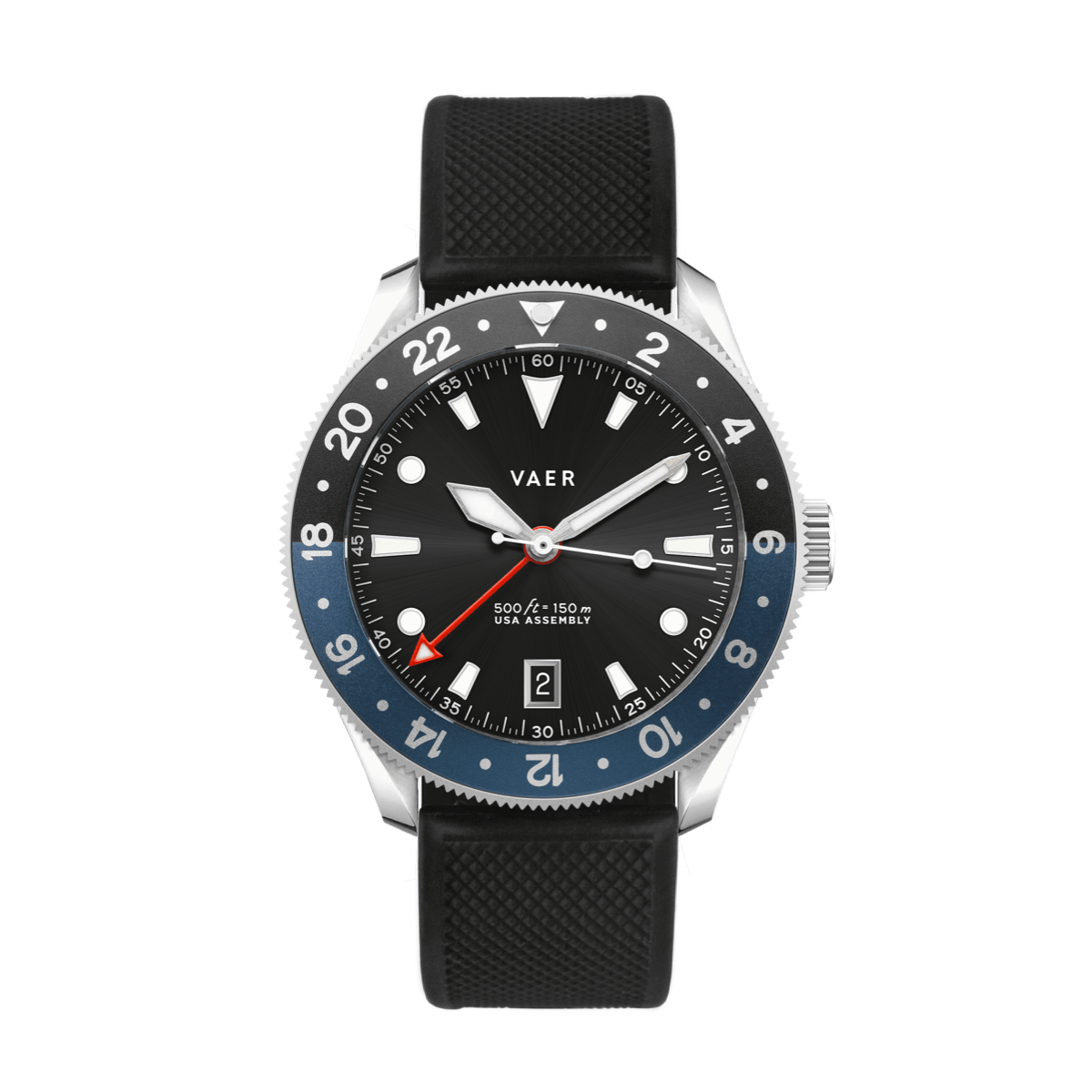 G2 Meridian Navy/Black - 39mm USA GMT