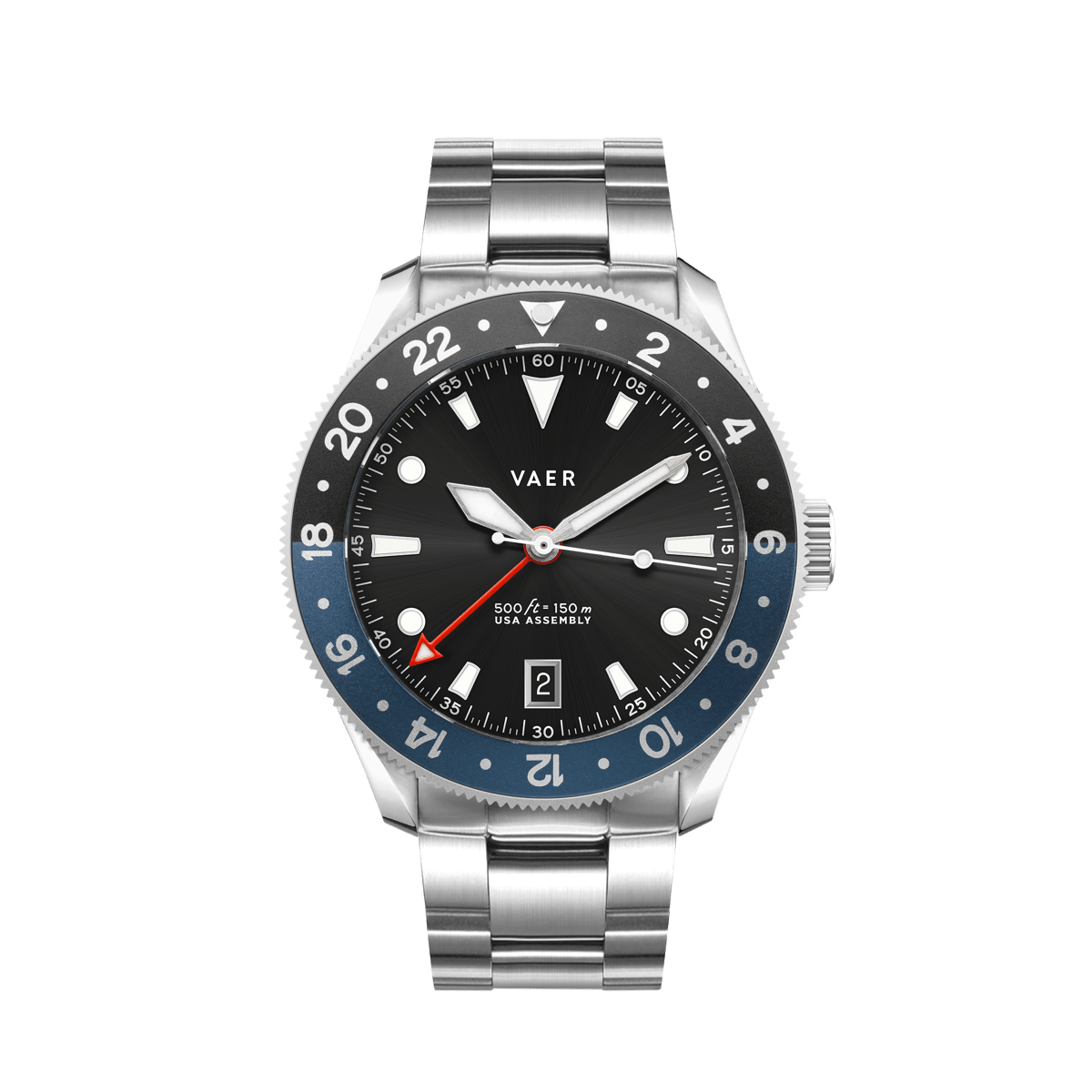 G2 Meridian Navy/Black - 39mm USA GMT