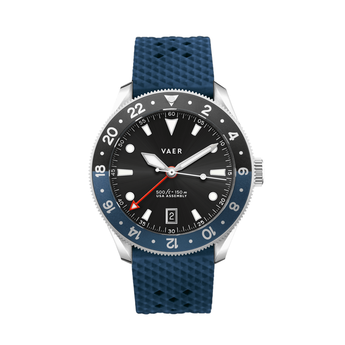 G2 Meridian Navy/Black - 39mm USA GMT
