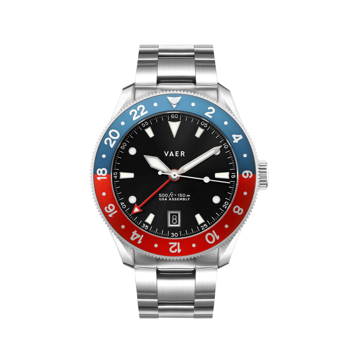 G2 Meridian Navy/Red - 39mm USA GMT