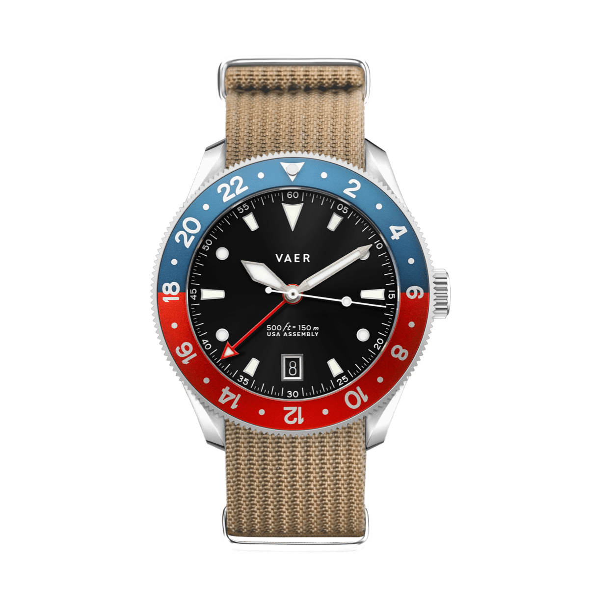 G2 Meridian Navy/Red - 39mm USA GMT