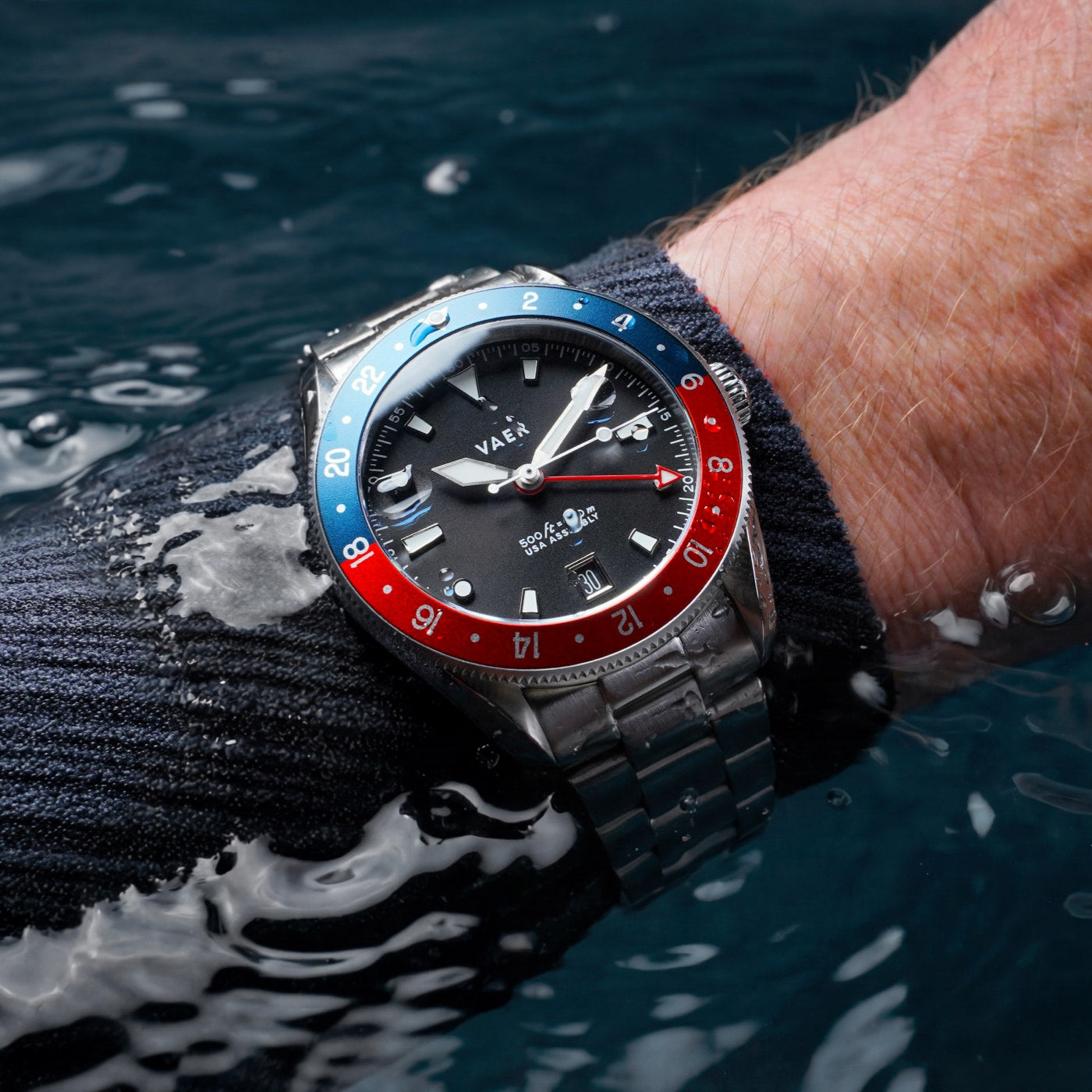 G2 Meridian Navy/Red GMT - 39mm USA