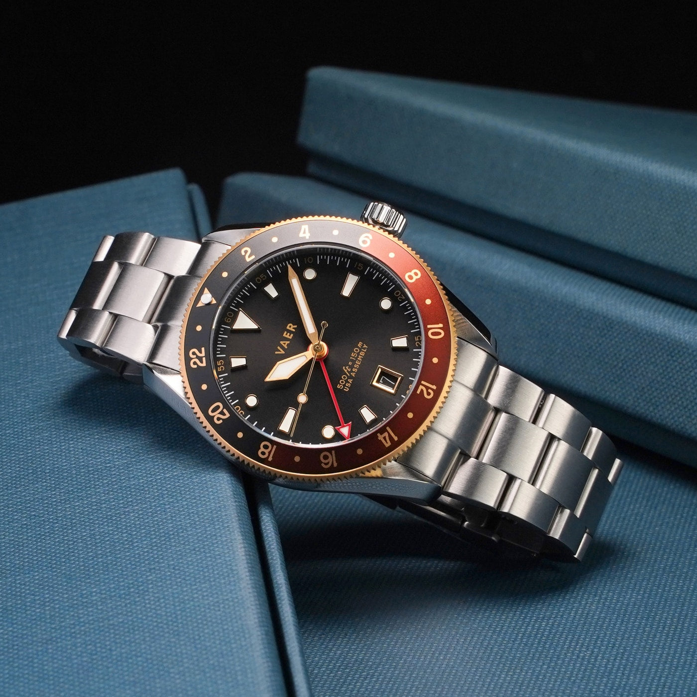 G2 Meridian Rootbeer GMT - 39mm USA