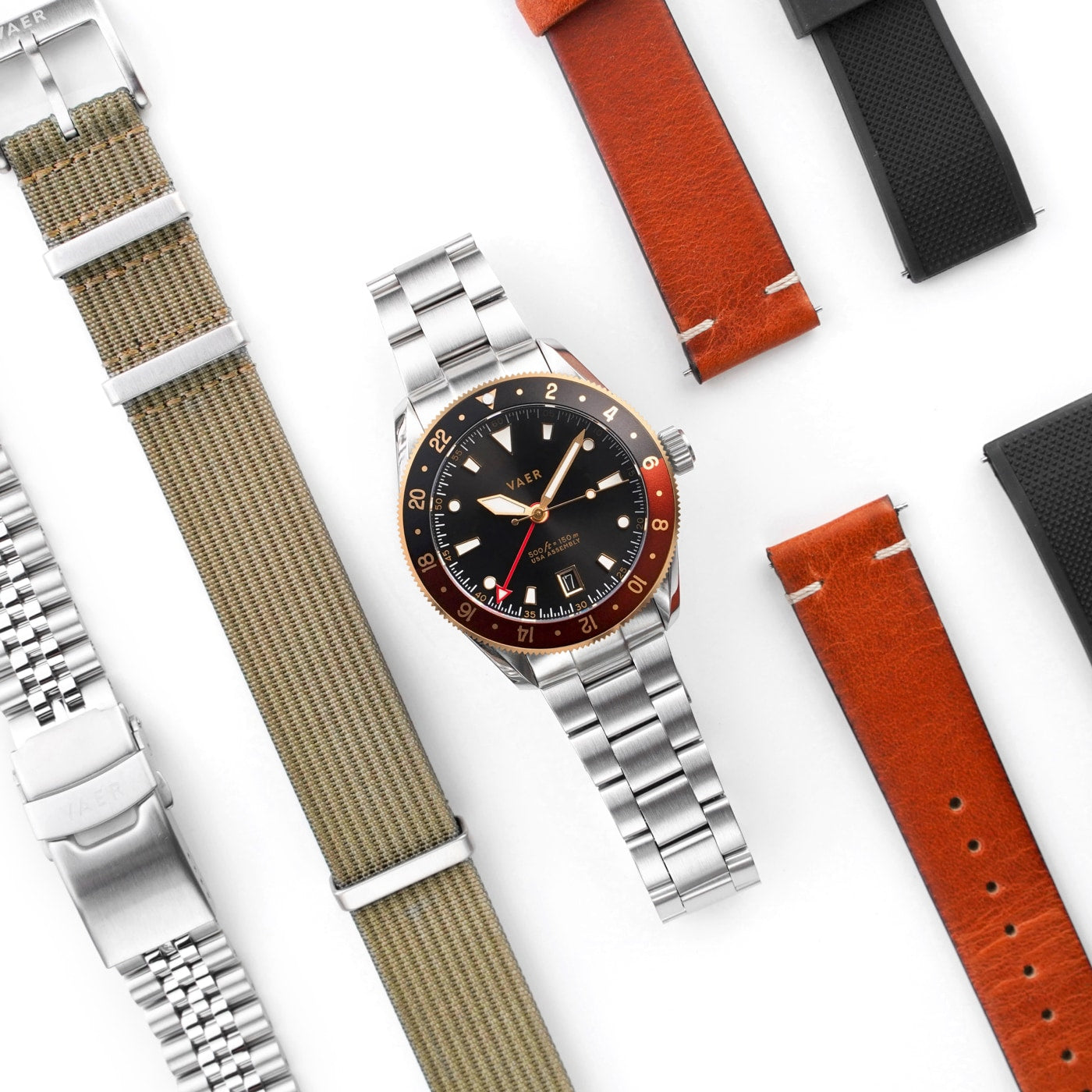 G2 Meridian Rootbeer GMT - 39mm USA