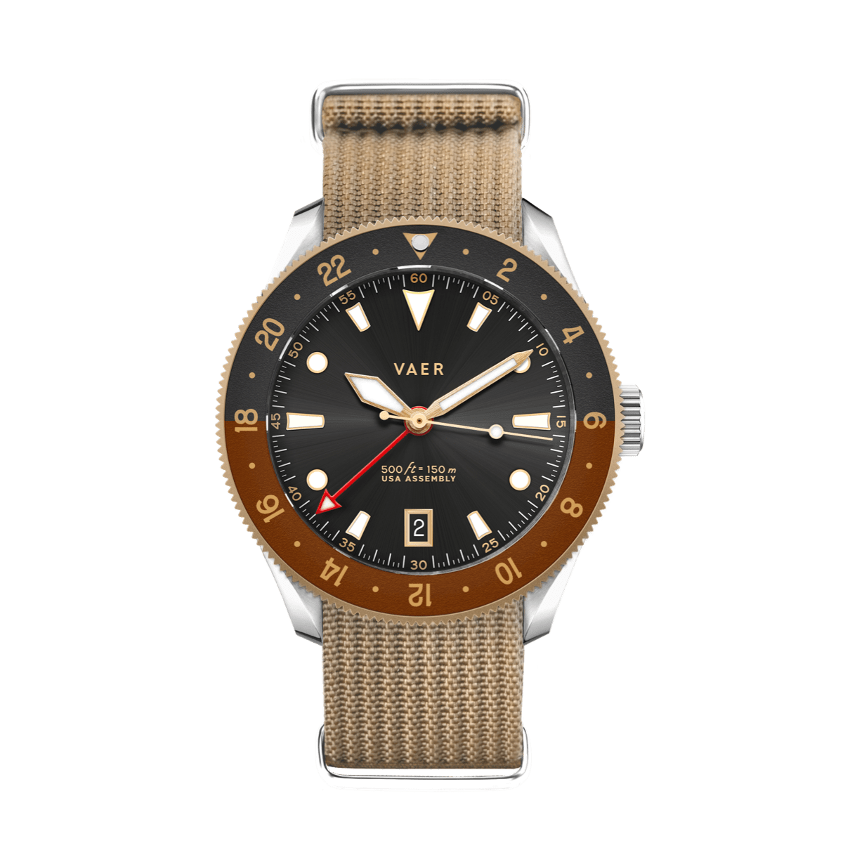 G2 Meridian Rootbeer GMT - 39mm USA