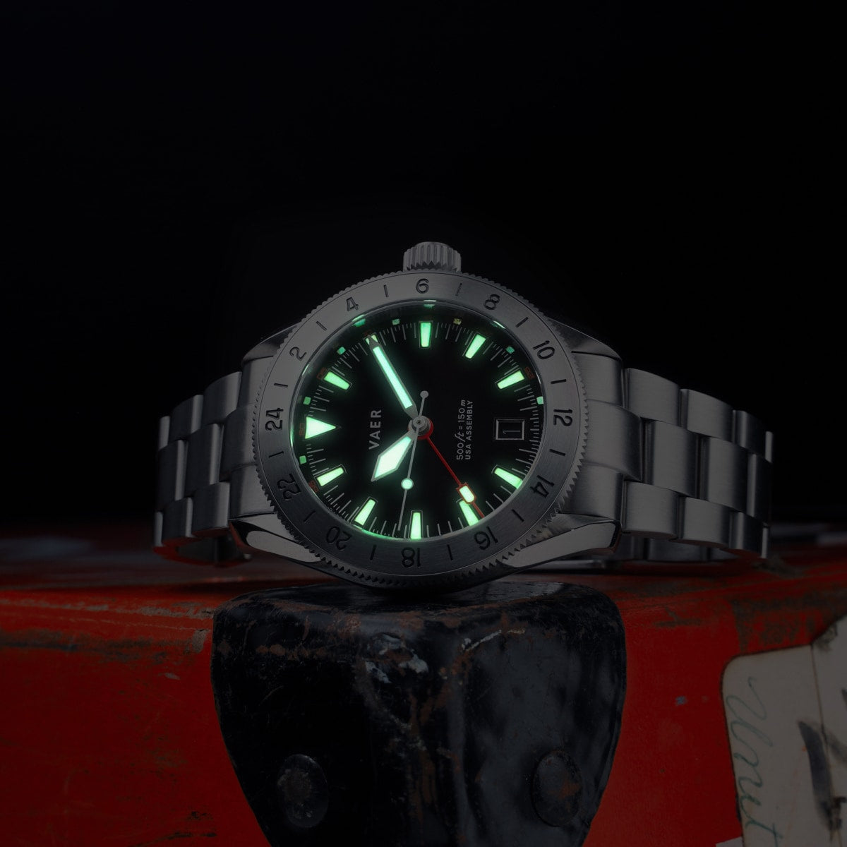 G2 Pacific Steel GMT - 39mm USA