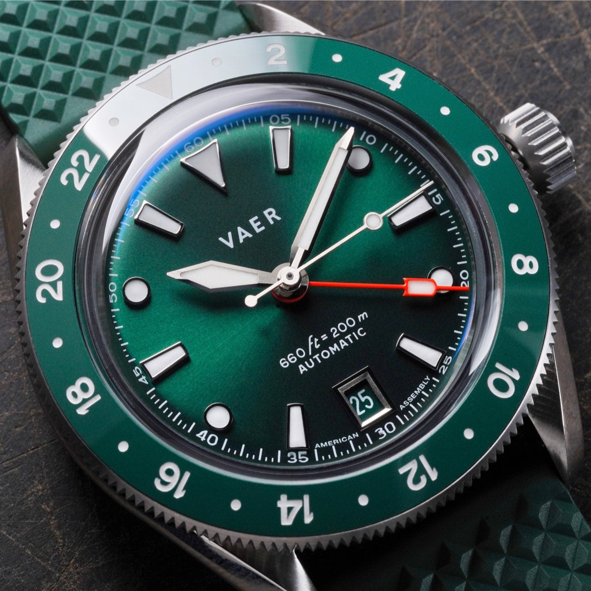 G5 Meridian Green GMT - 39mm USA