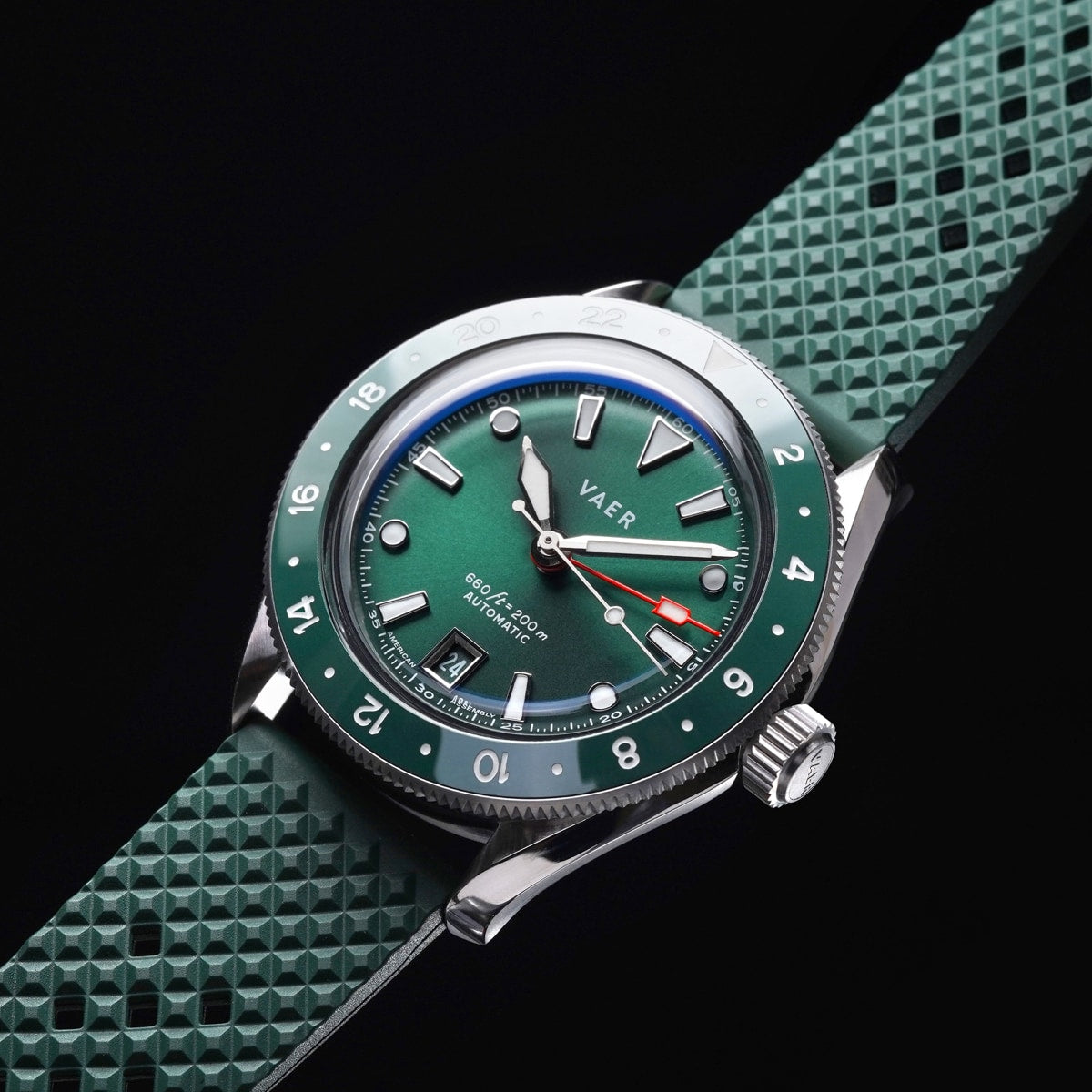 G5 Meridian Green - 39mm USA GMT