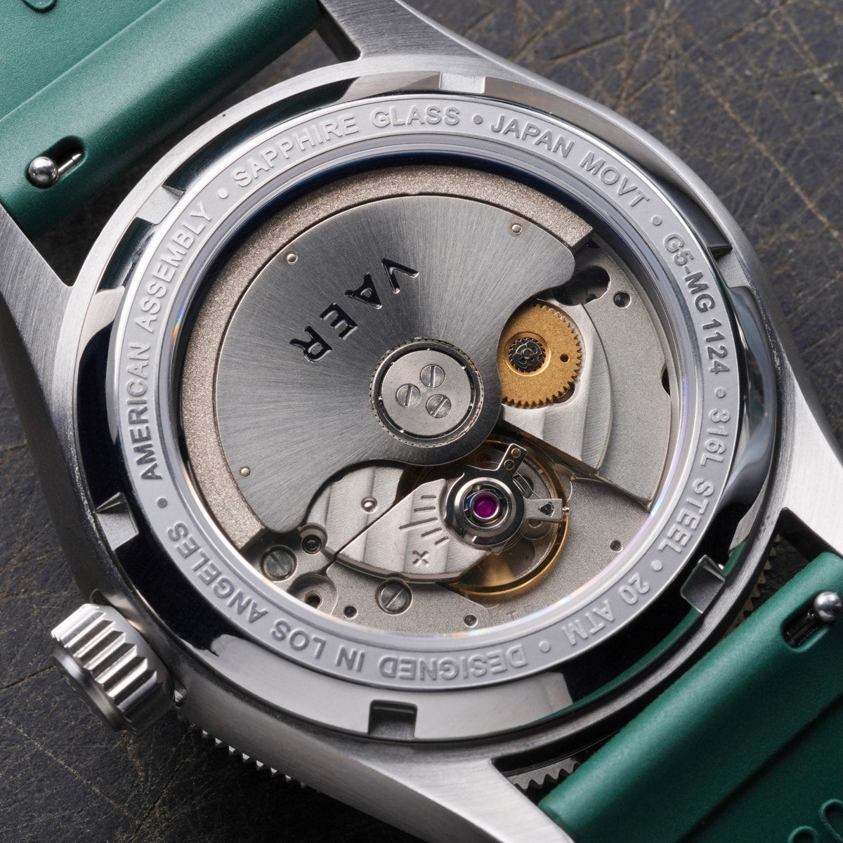 G5 Meridian Green GMT - 39mm USA