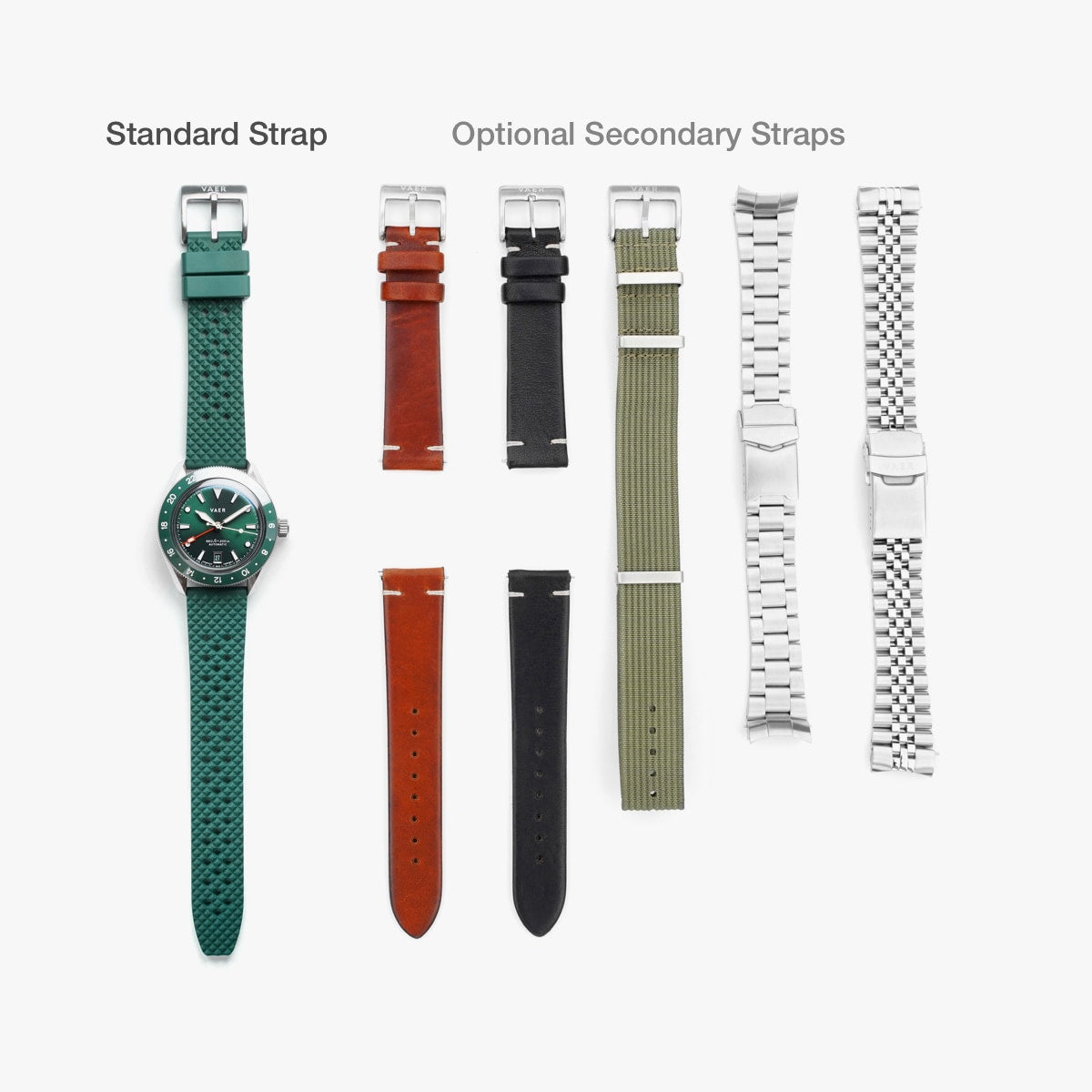 G5 Meridian Green GMT - 39mm USA