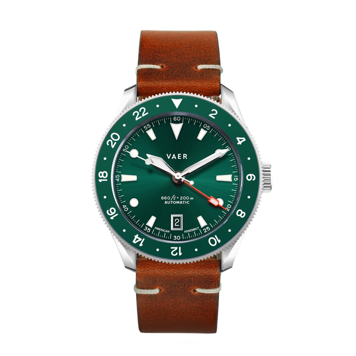 G5 Meridian Green GMT - 39mm USA
