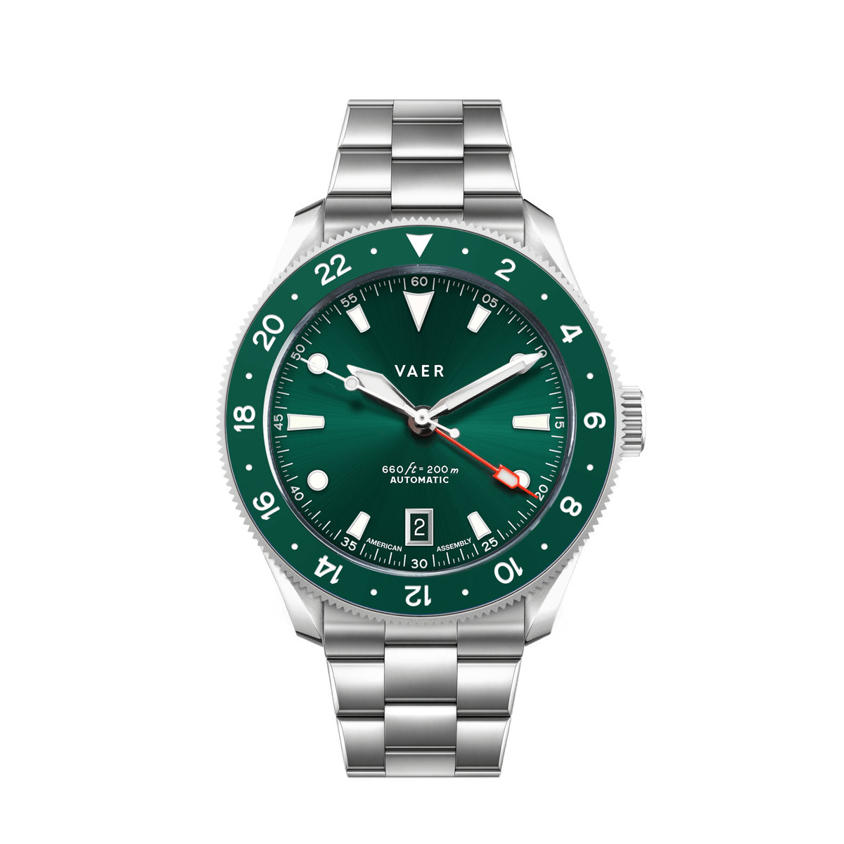 G5 Meridian Green GMT - 39mm USA