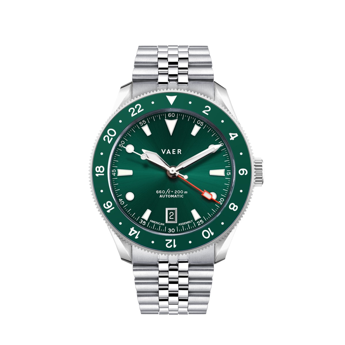 G5 Meridian Green - 39mm USA GMT