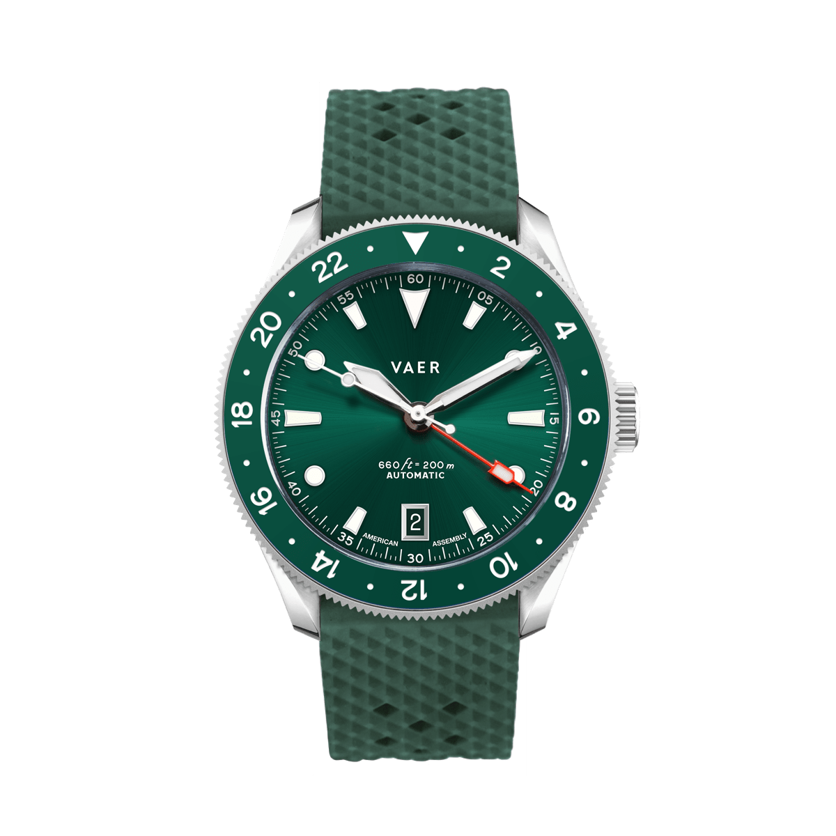 G5 Meridian Green - 39mm USA GMT