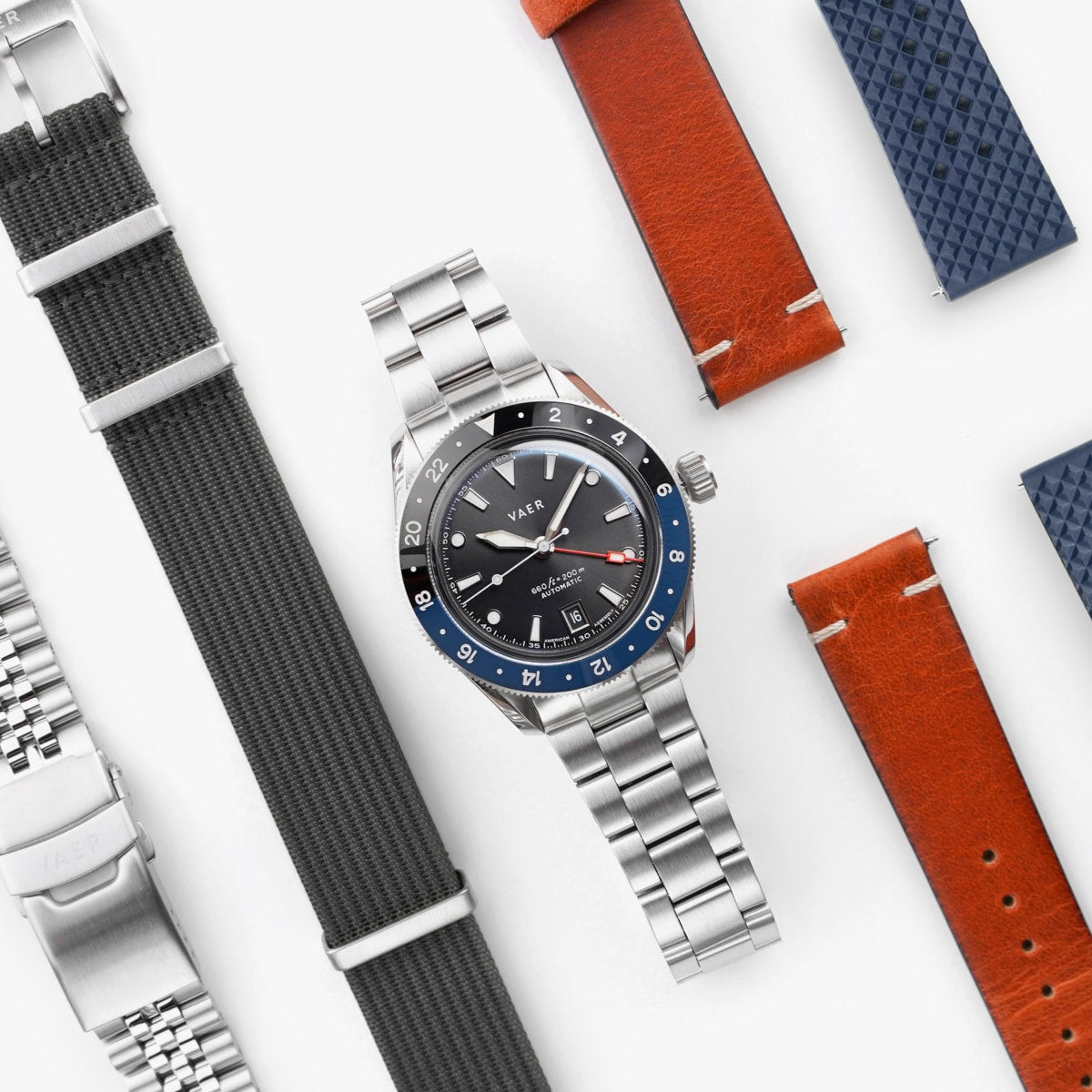 G5 Meridian Navy/Black - 39mm USA GMT