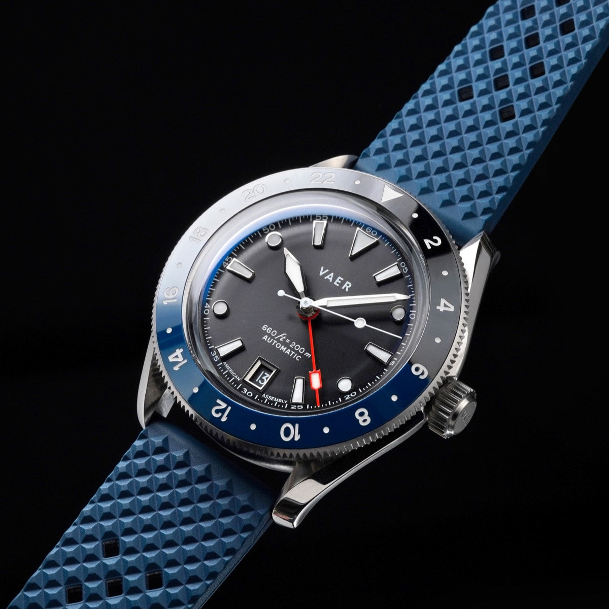 G5 Meridian Navy/Black - 39mm USA GMT