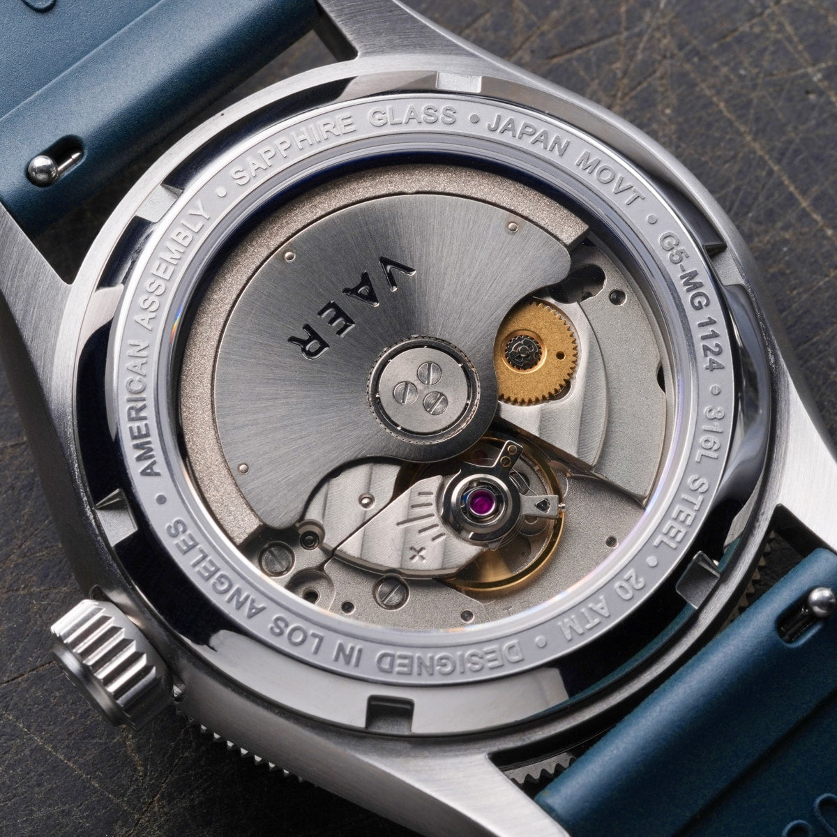 G5 Meridian Navy/Black - 39mm USA GMT