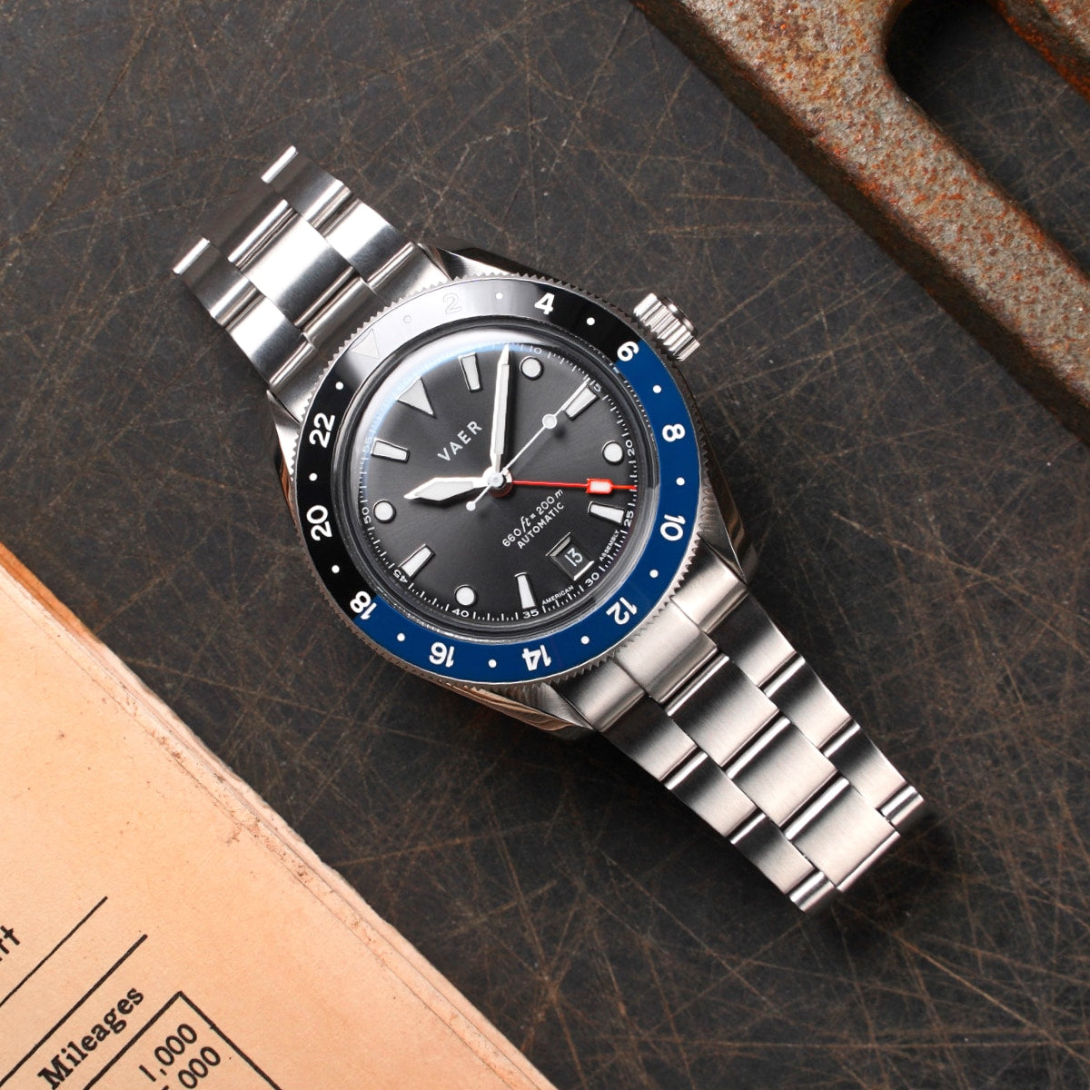G5 Meridian Navy/Black - 39mm USA GMT