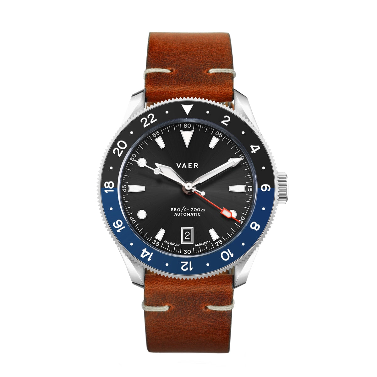 G5 Meridian Navy/Black - 39mm USA GMT