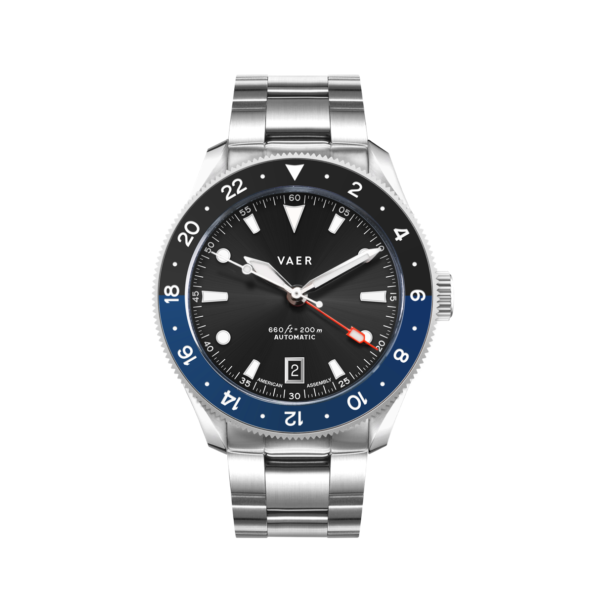 G5 Meridian Navy/Black - 39mm USA GMT