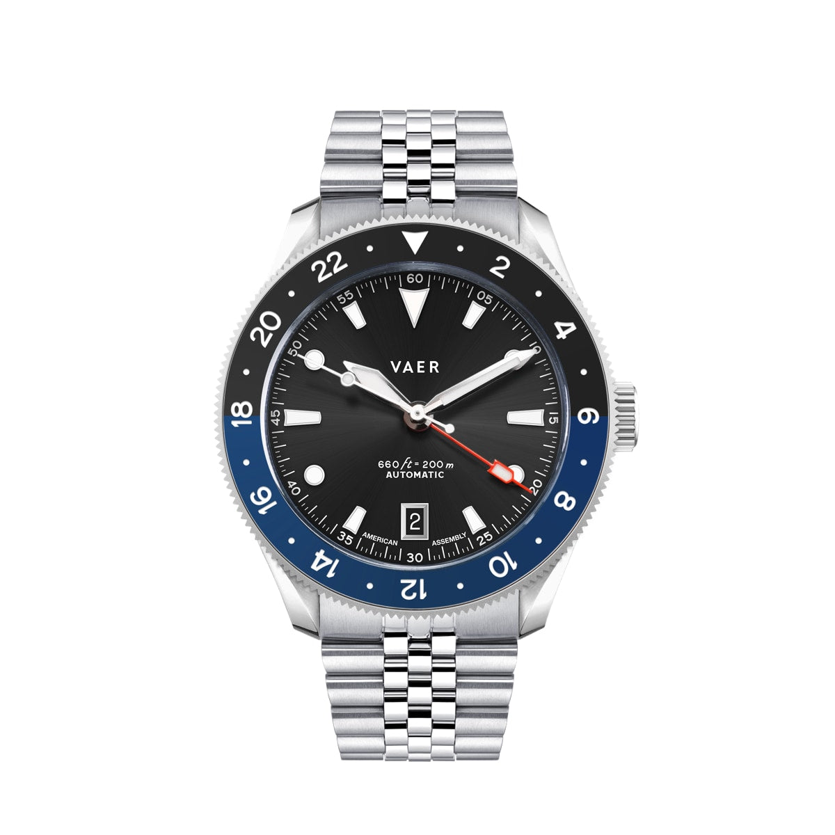 G5 Meridian Navy/Black - 39mm USA GMT